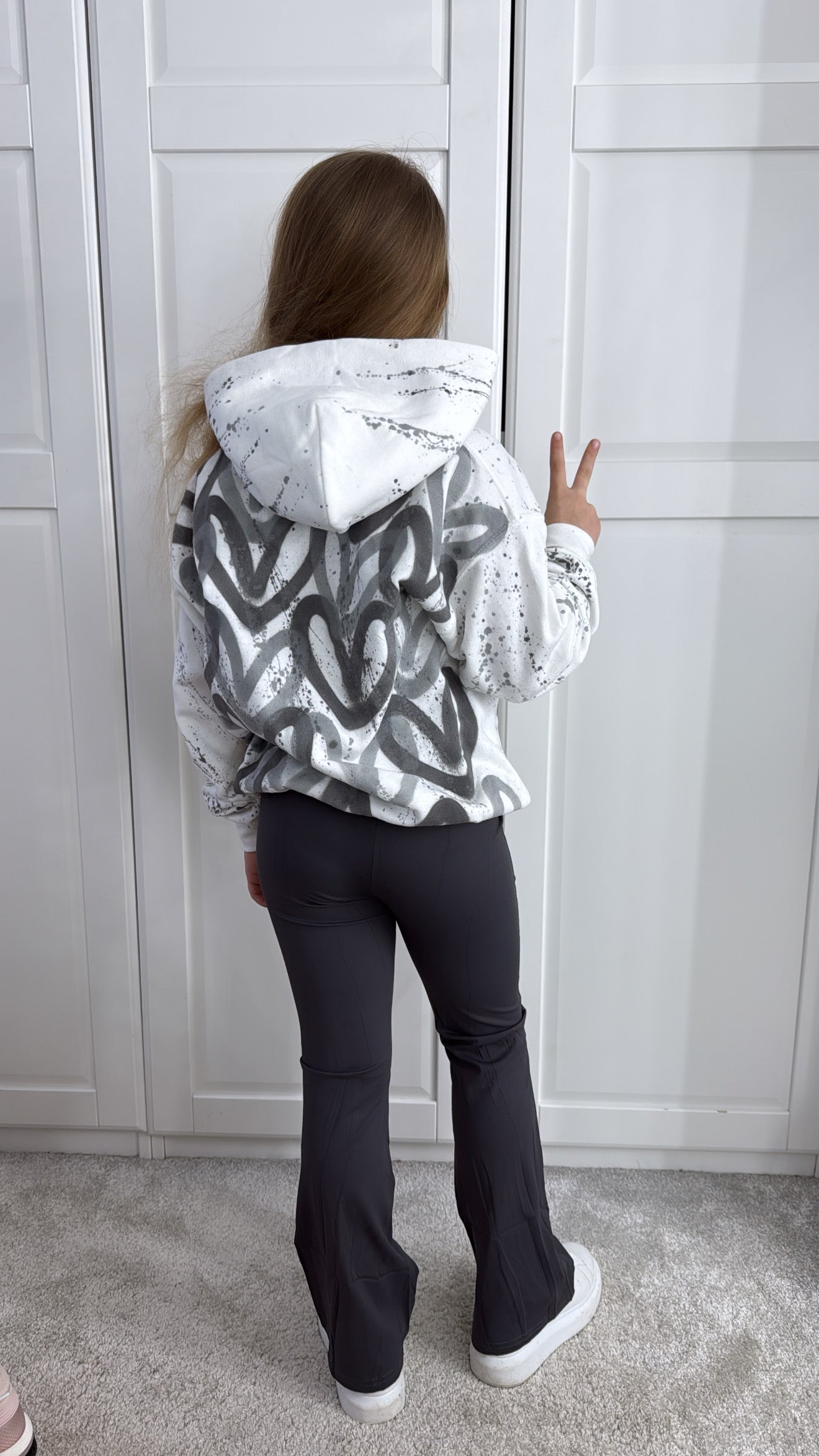 Kids grey flared set🩶🪩🫶🏽