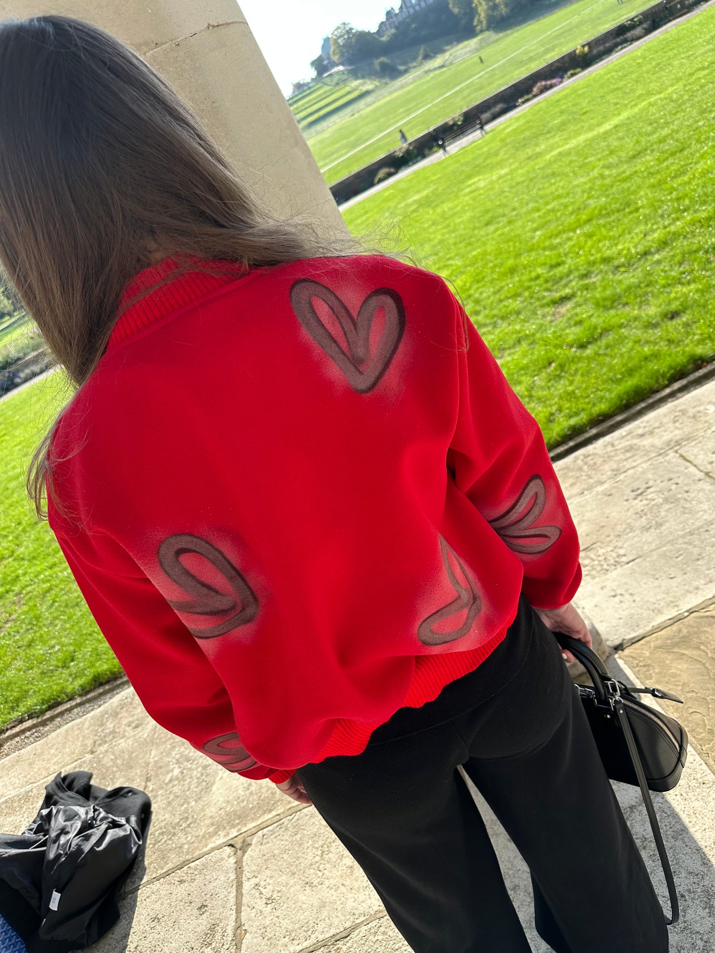 Red heart jacket🍒❤️💋