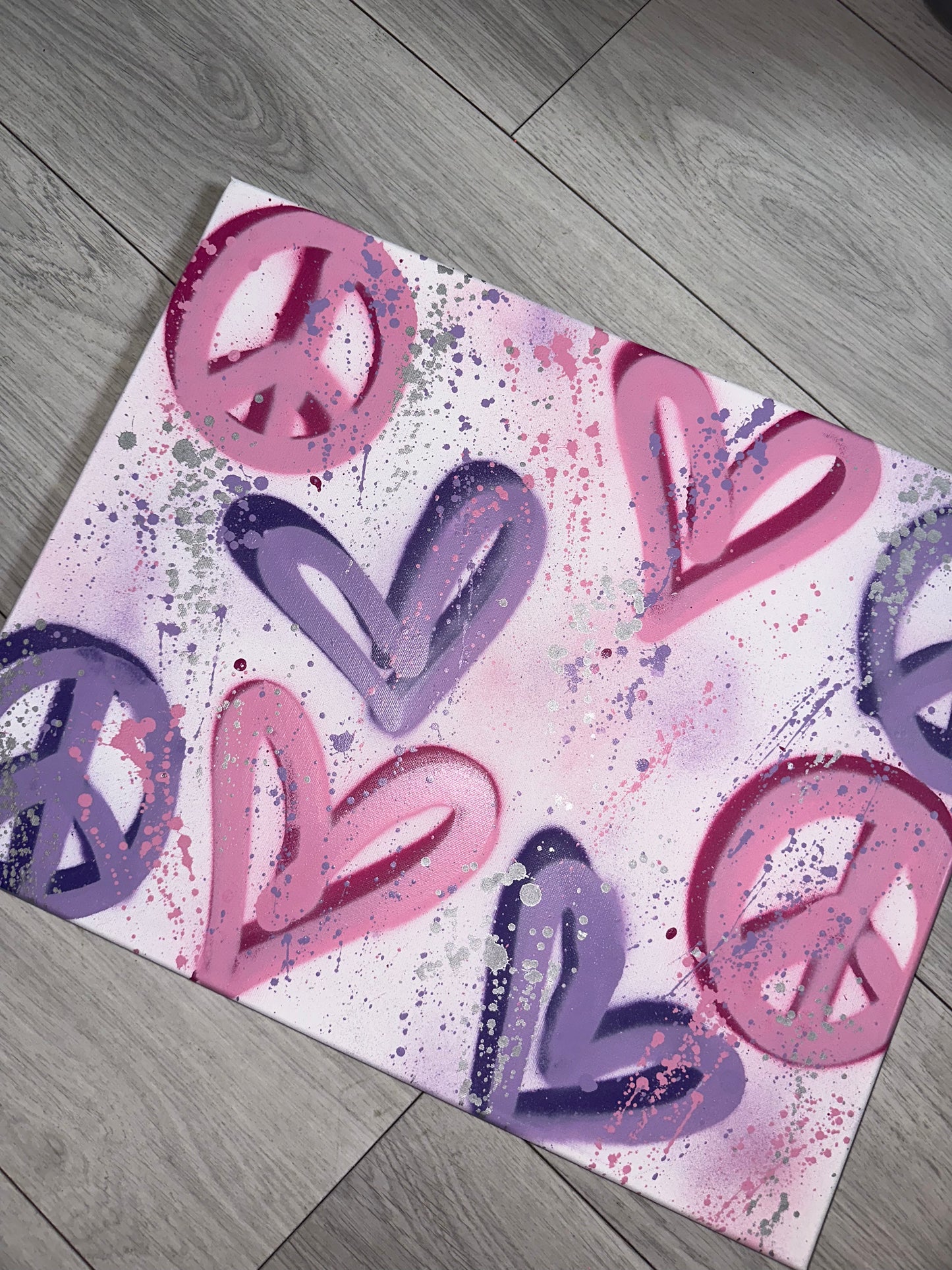 Pink&purple Canvas