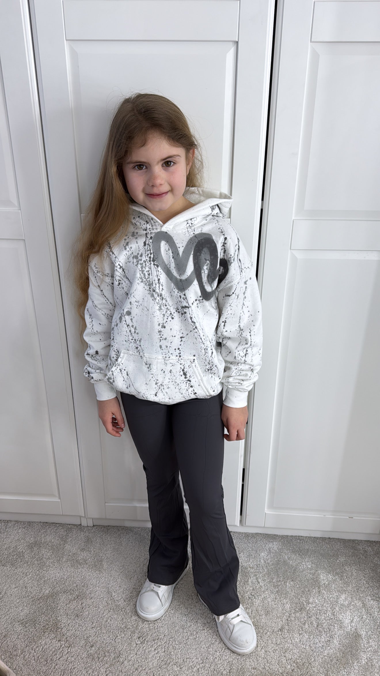 Kids grey flared set🩶🪩🫶🏽
