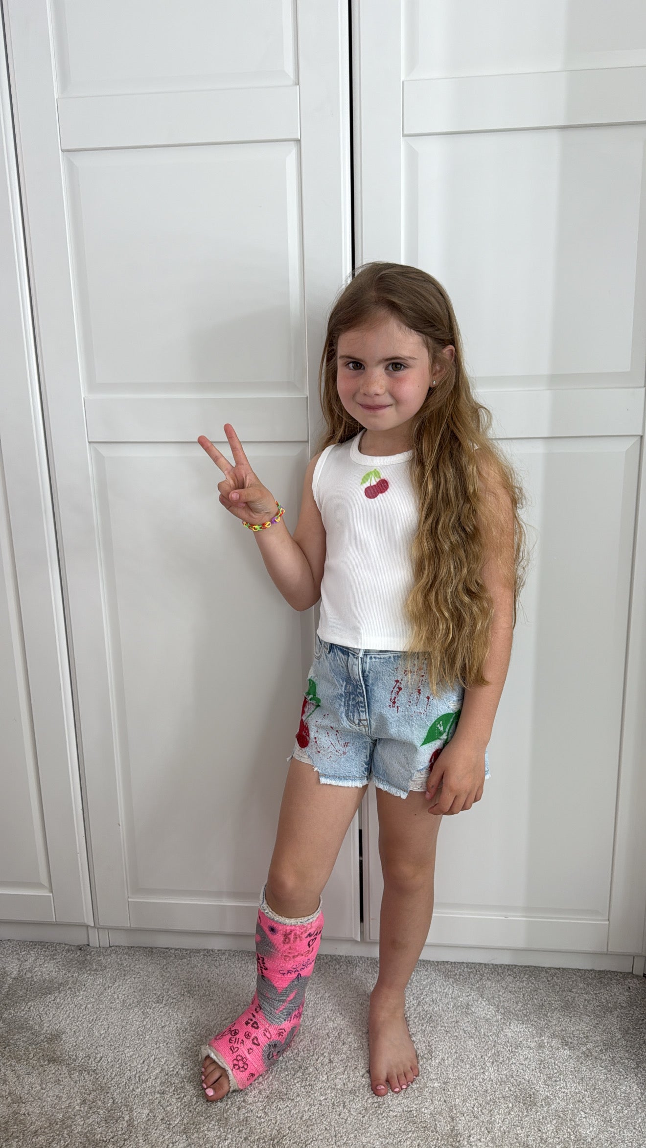 Kids Vest&short set 🍒❤️