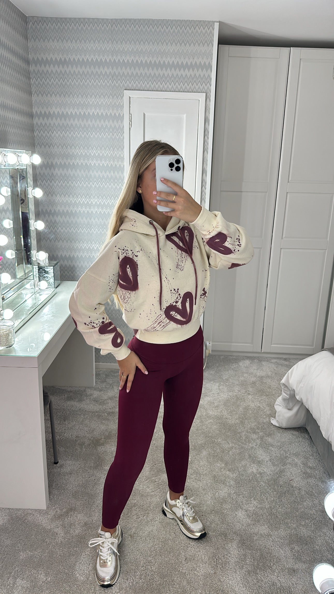 Burgundy legging set✌🏼✌🏼