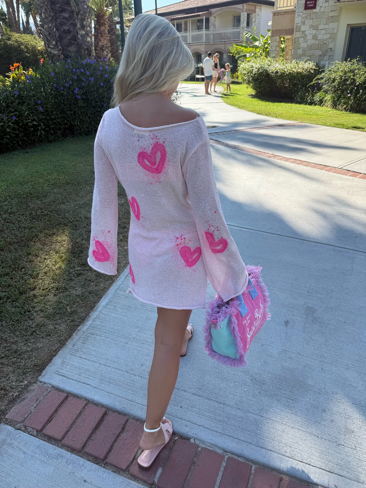 Pink bikini cover up🩷