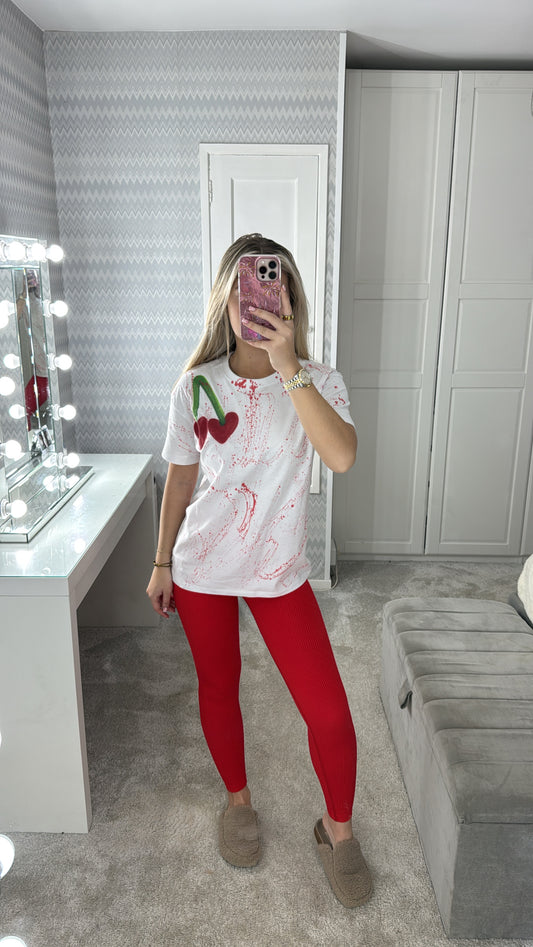 T-shirt legging set❤️🌟🍒