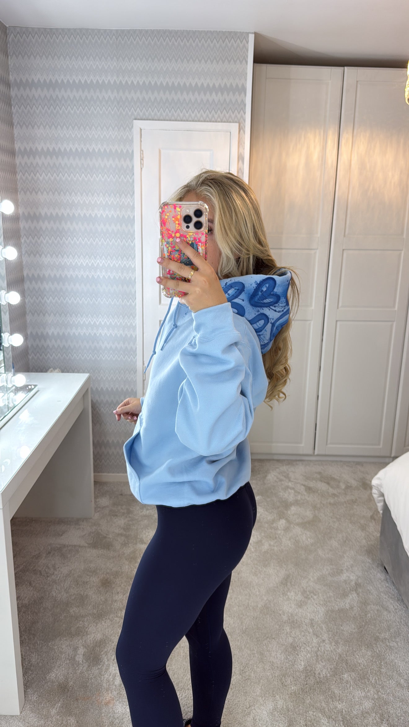 ‘11:11 make a wish’ hoodie 💙🧿🩵