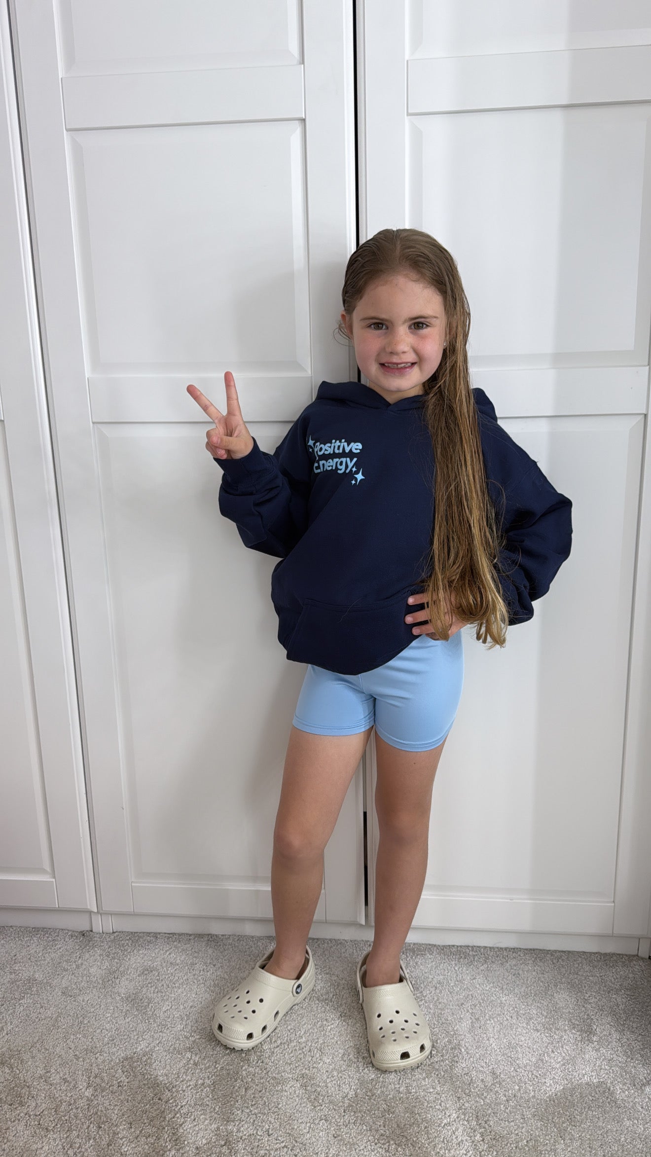 Kids positive energy short set🧿💙