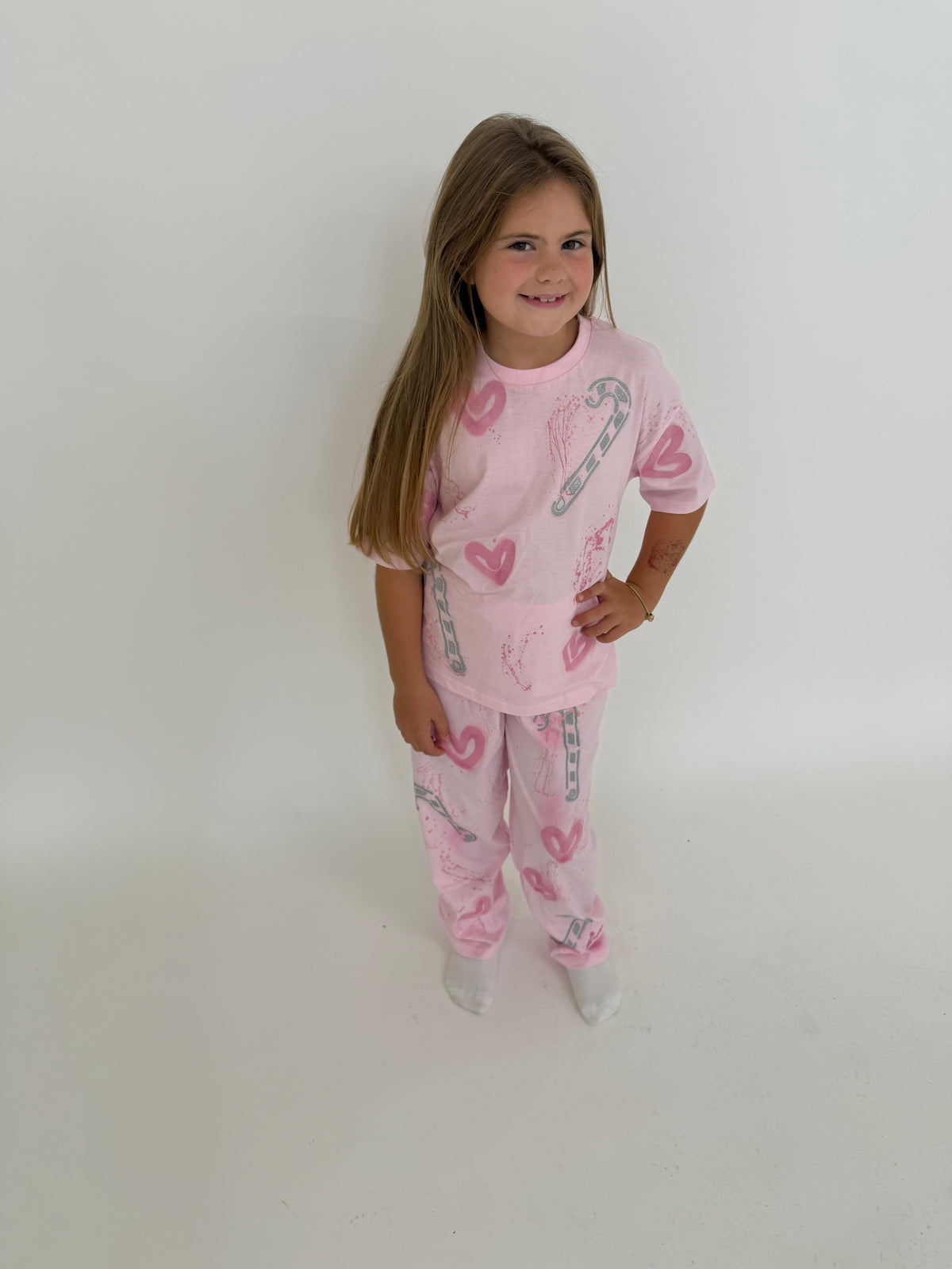 Kids pink candy pyjamas 🍭🩷🫶🏽