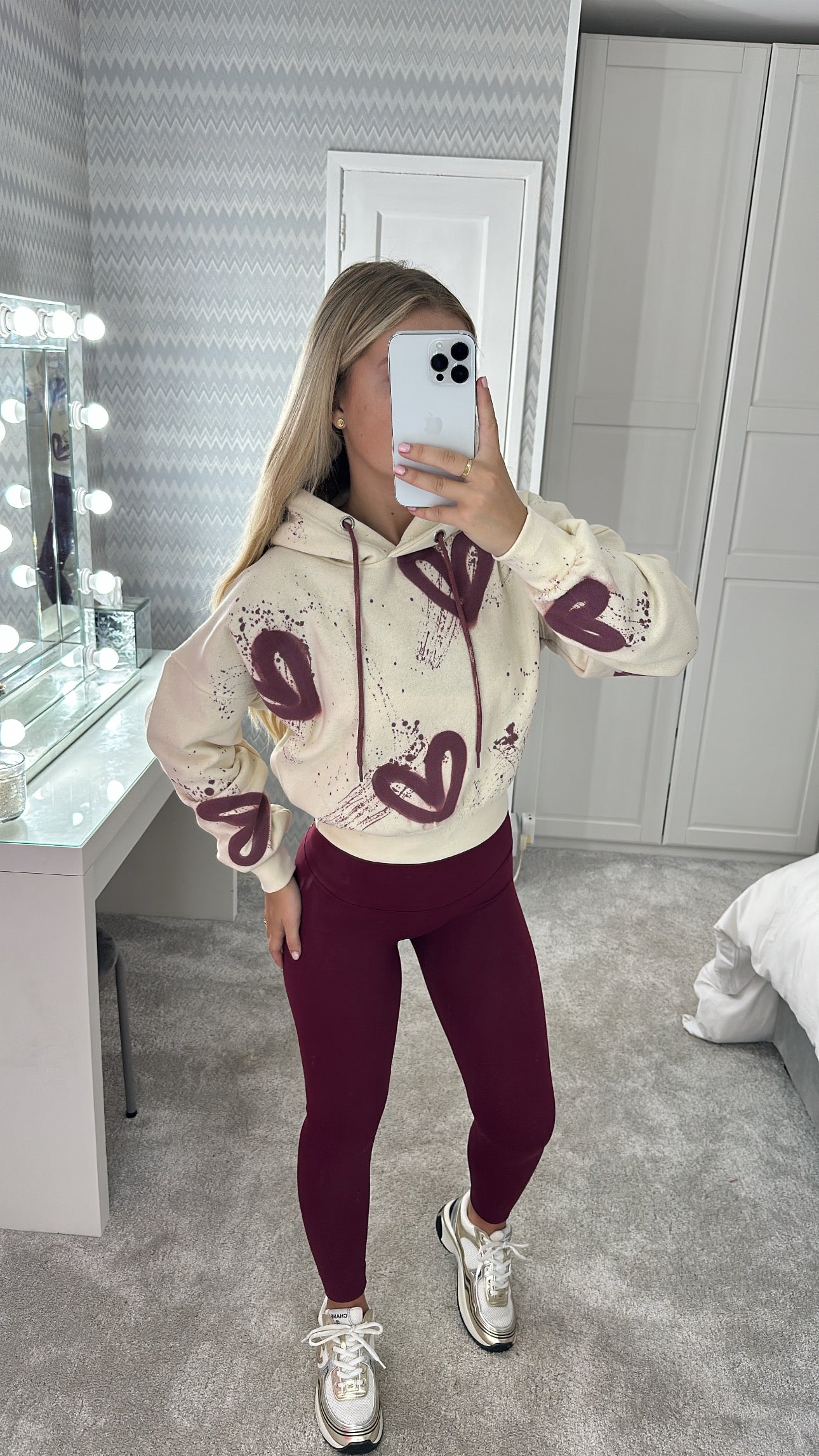 Burgundy legging set✌🏼✌🏼