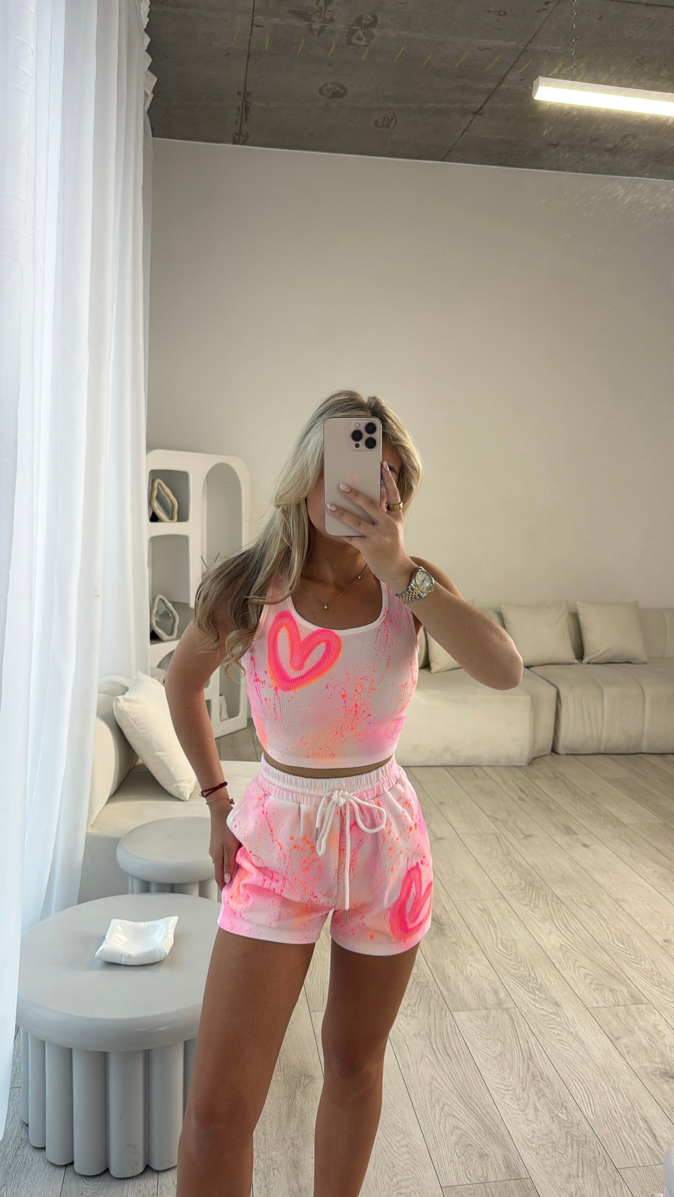 Neon short set🫶🏽🌴