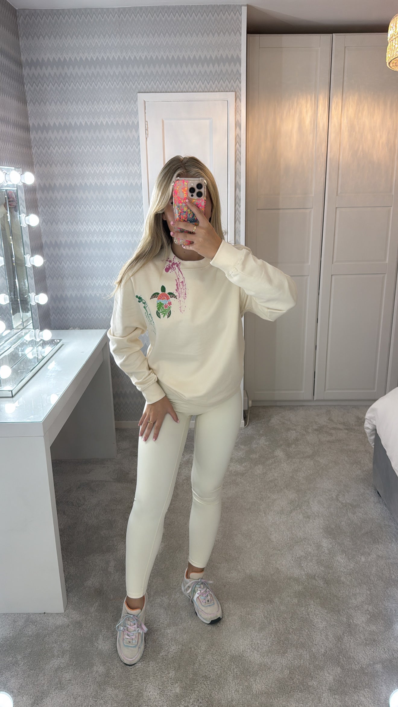 Embroidered turtle jumper🐢💕