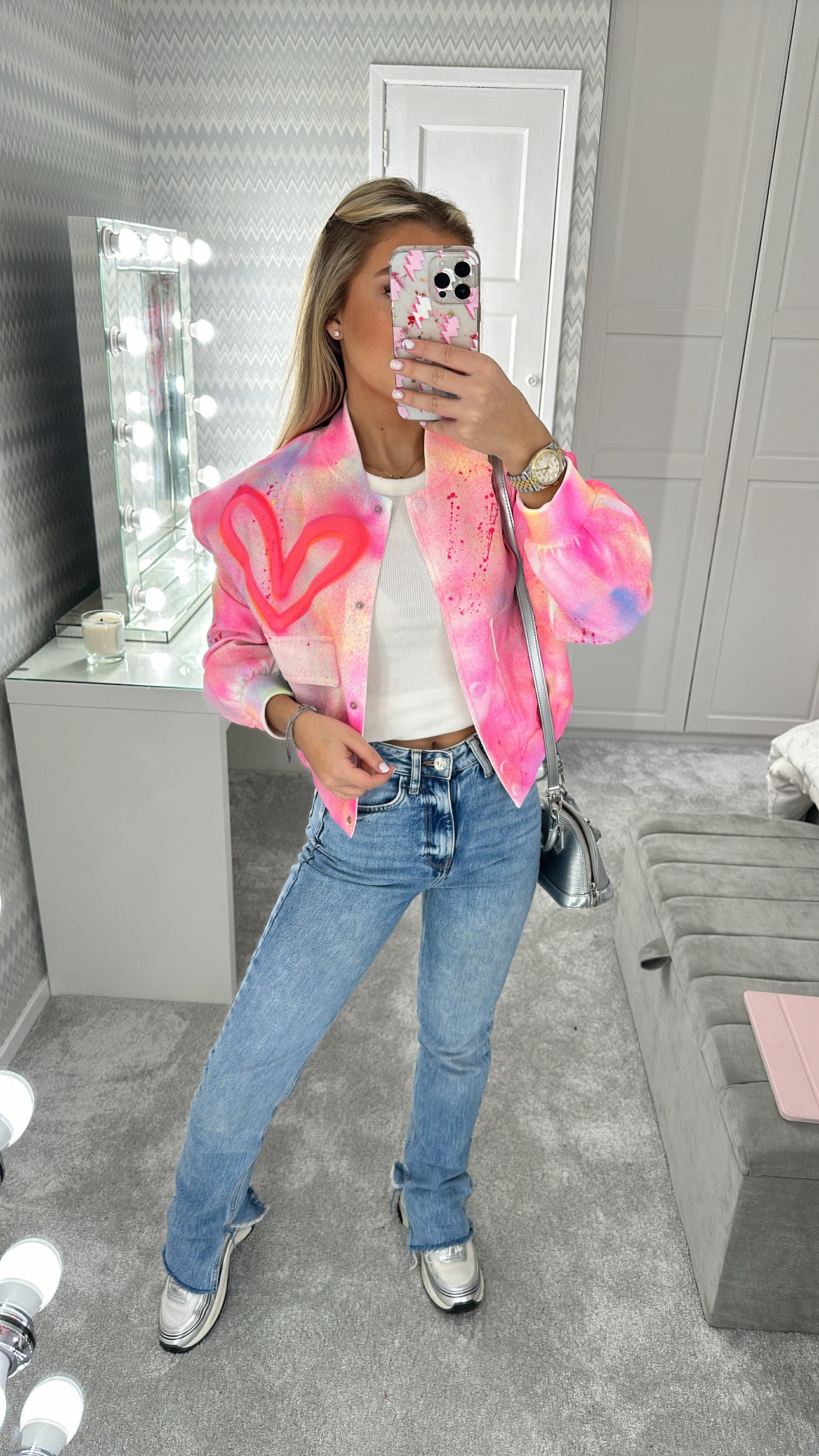 Colourful jacket🌈🪩✌🏼💗