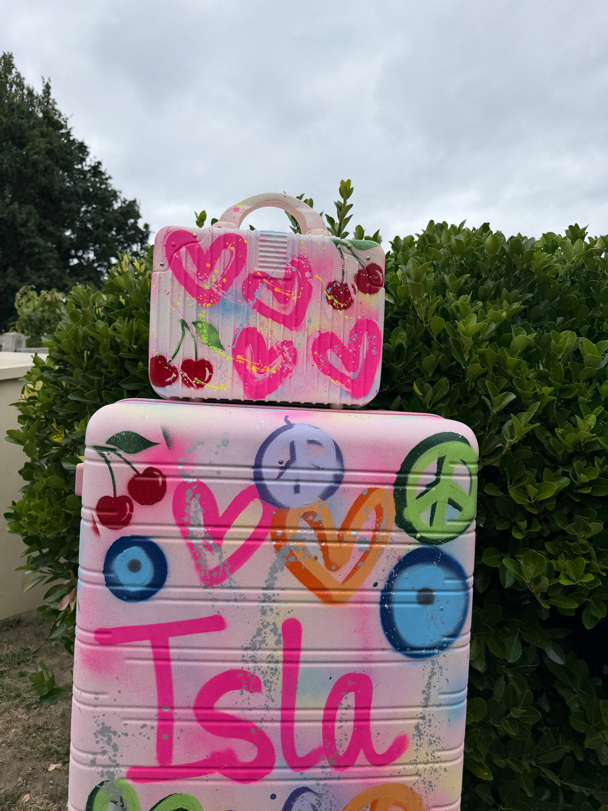 Travel set suitcase&travel vanity💖🫶🏽🌴