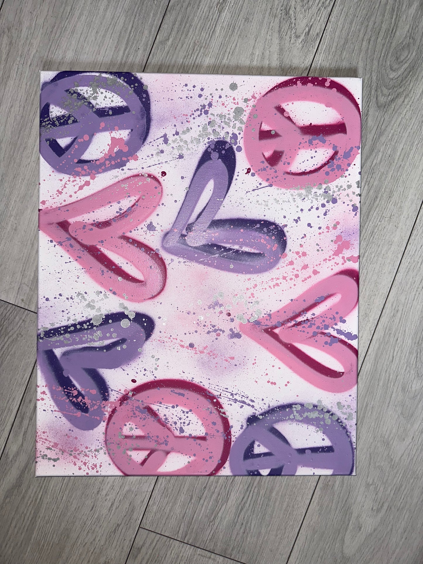 Pink&purple Canvas