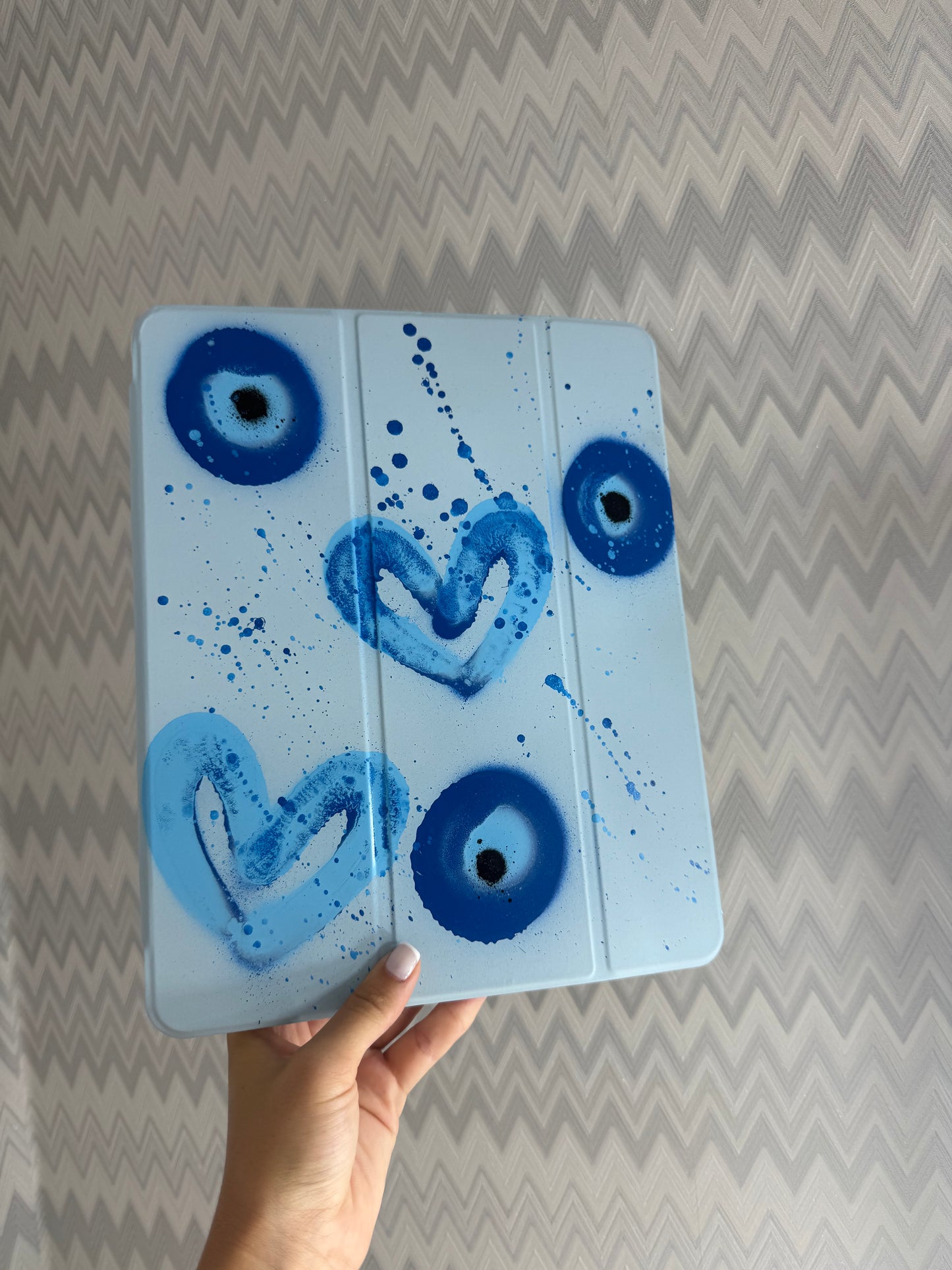Evil eye iPad case🧿🩵