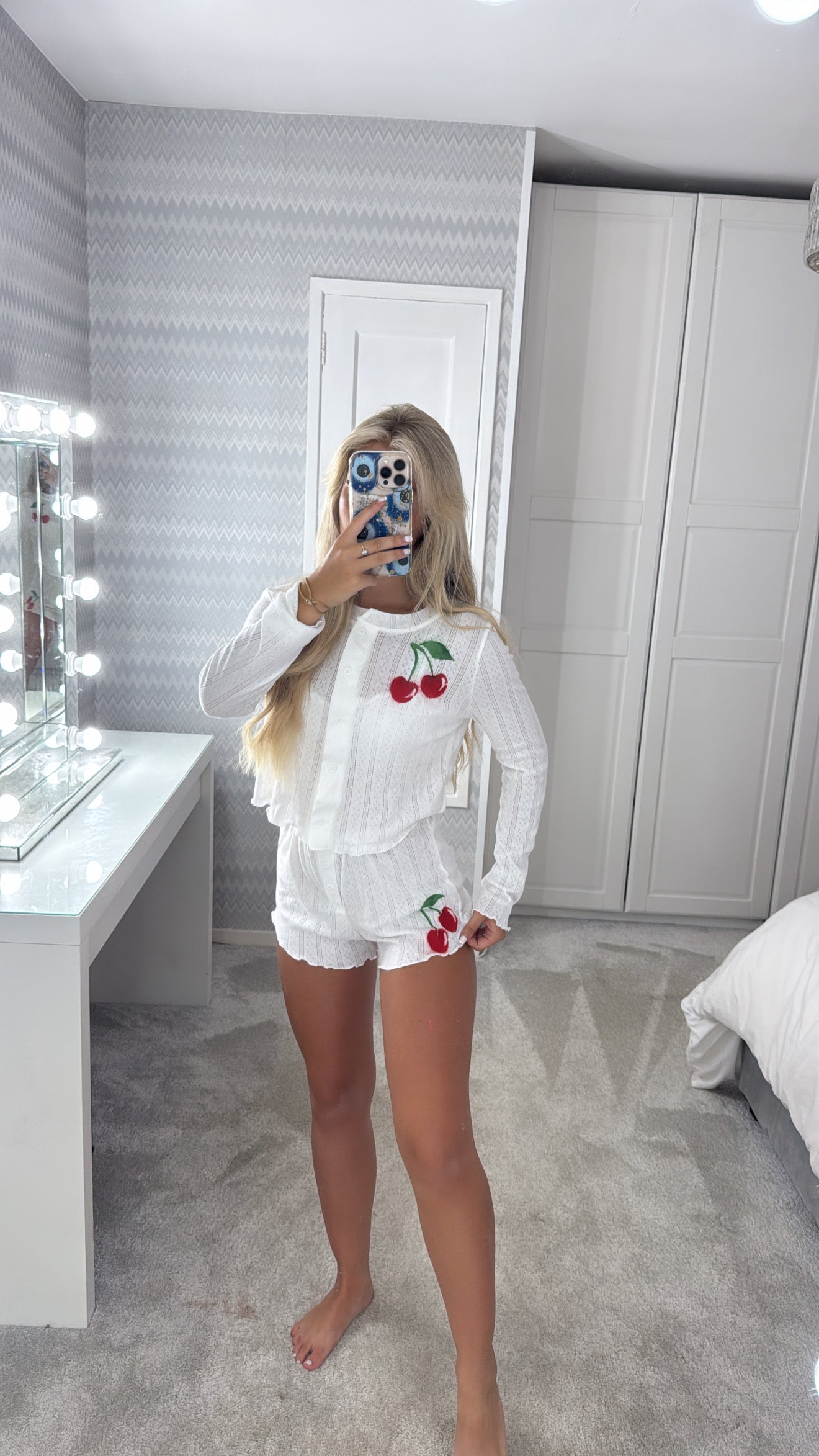 3 piece cherry pyjama set🍒