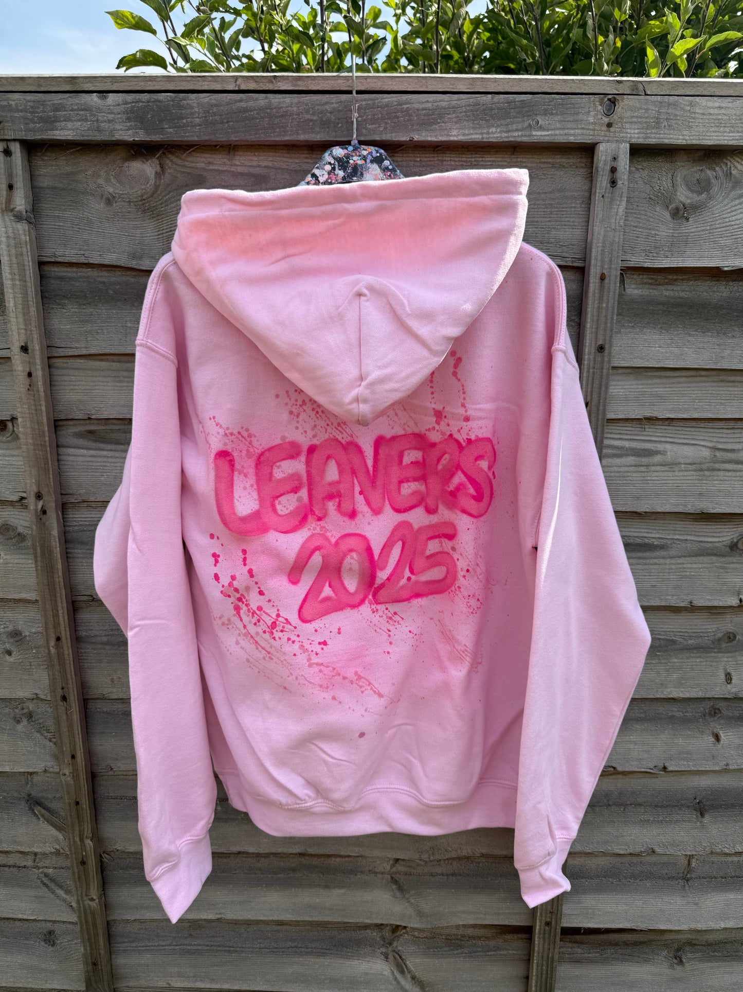Hot pink leavers hoodie🩷