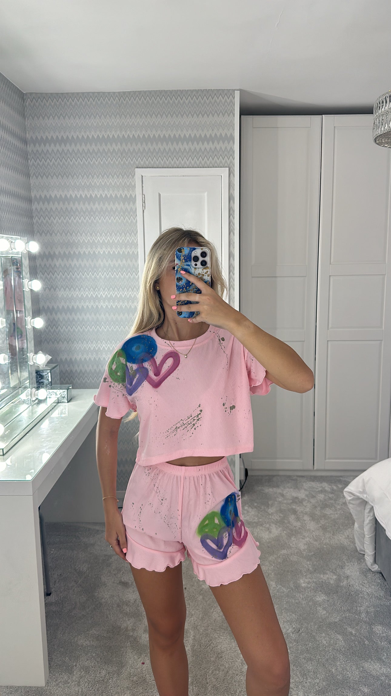 Colourful pyjamas🧿💚💙🩷