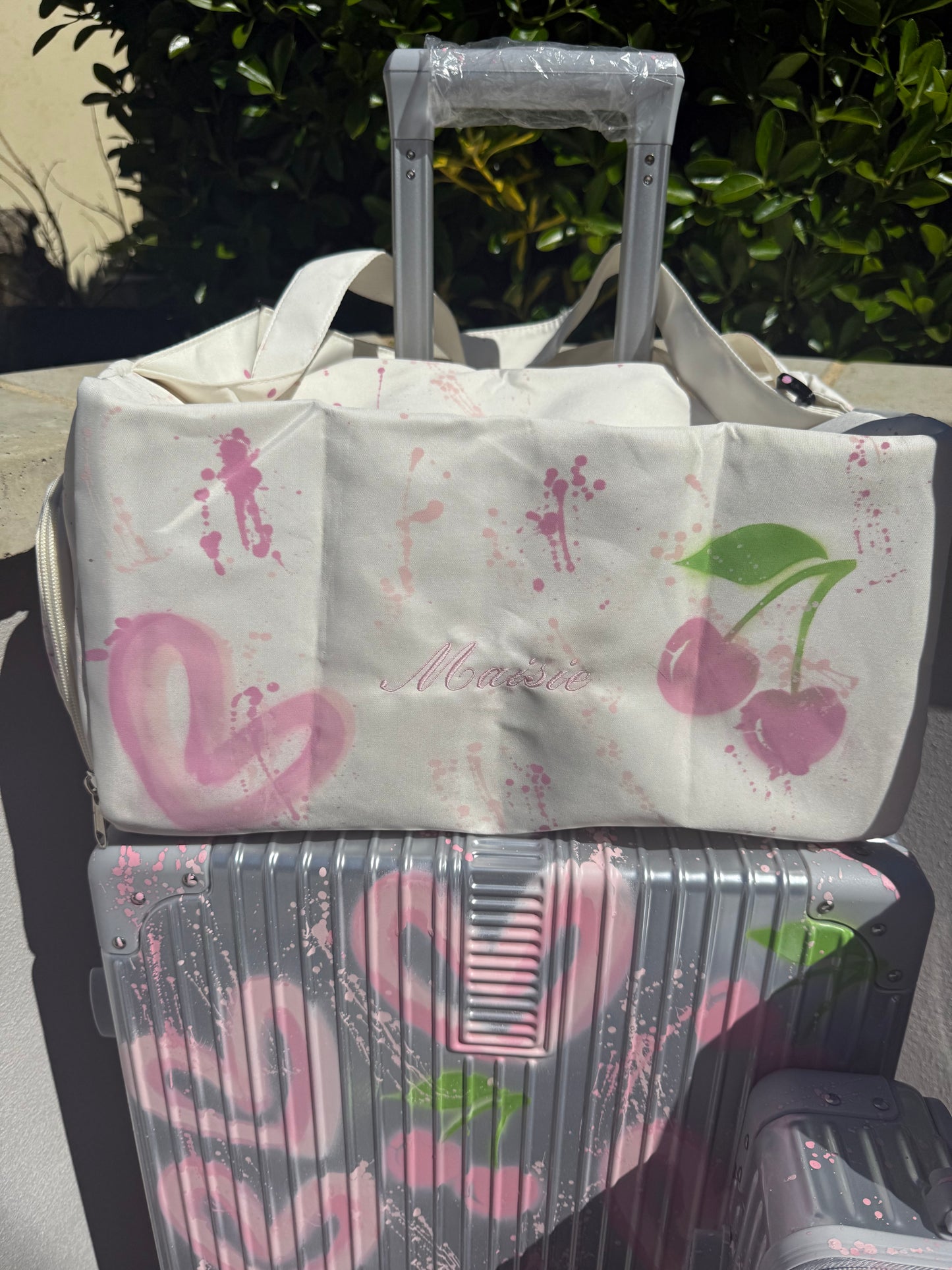 Travel bag 🩷✨🍒