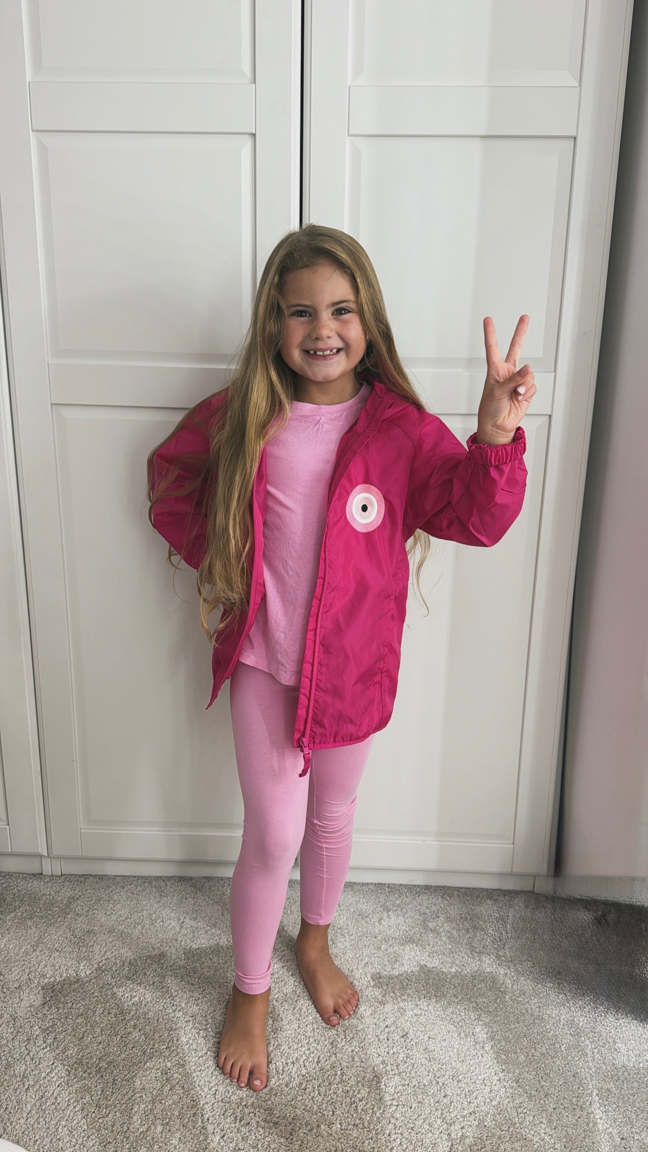 Kids evil eye windbreaker🧿💕