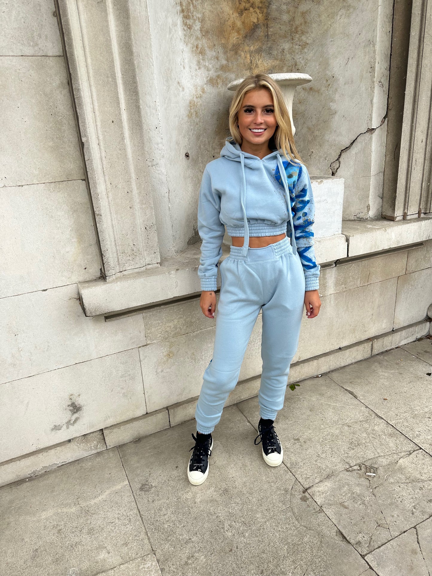 Manifest cropped tracksuit💙🧿