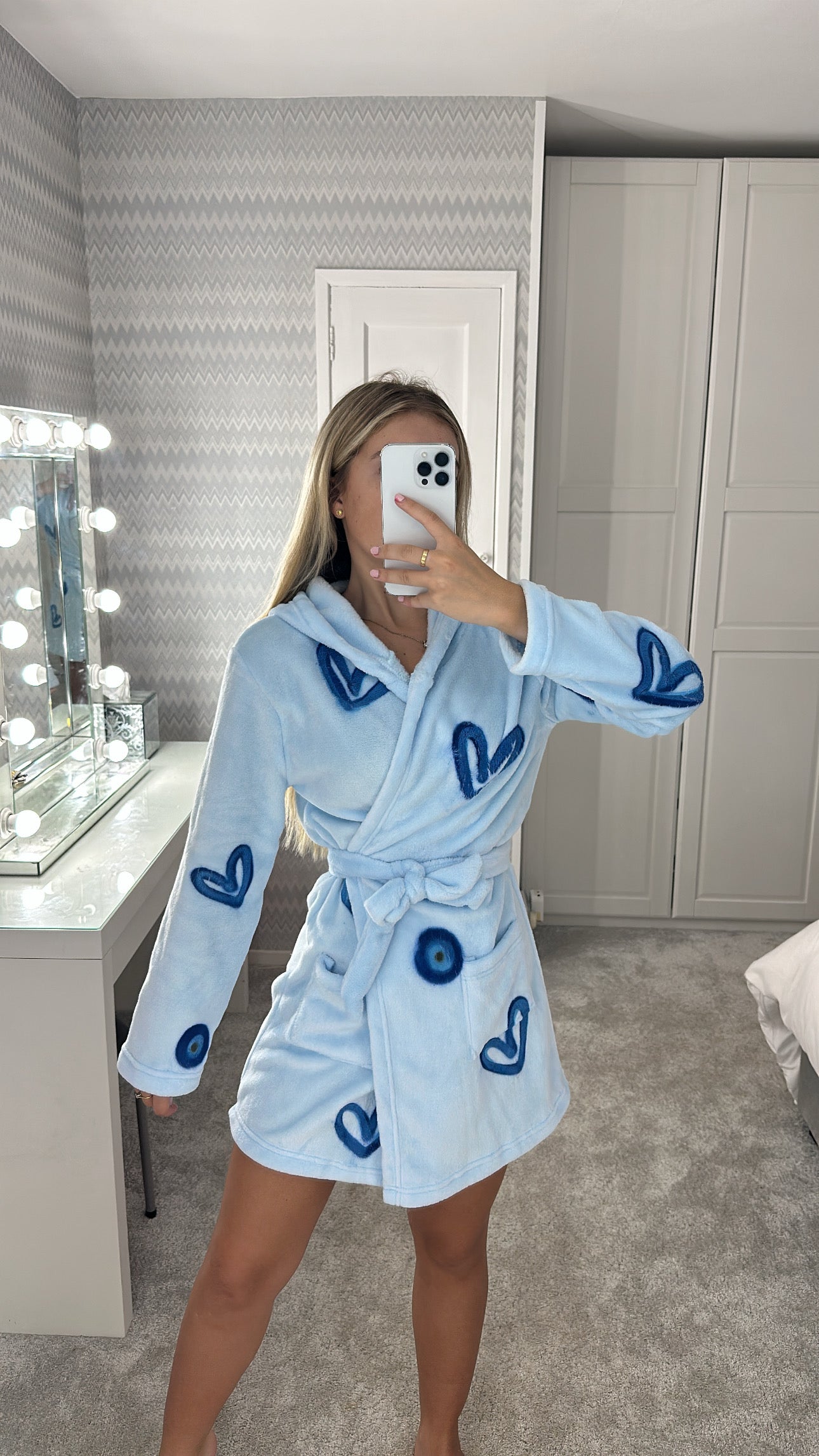 Blue evil eye dressing gown🩵✌🏼💙🧿