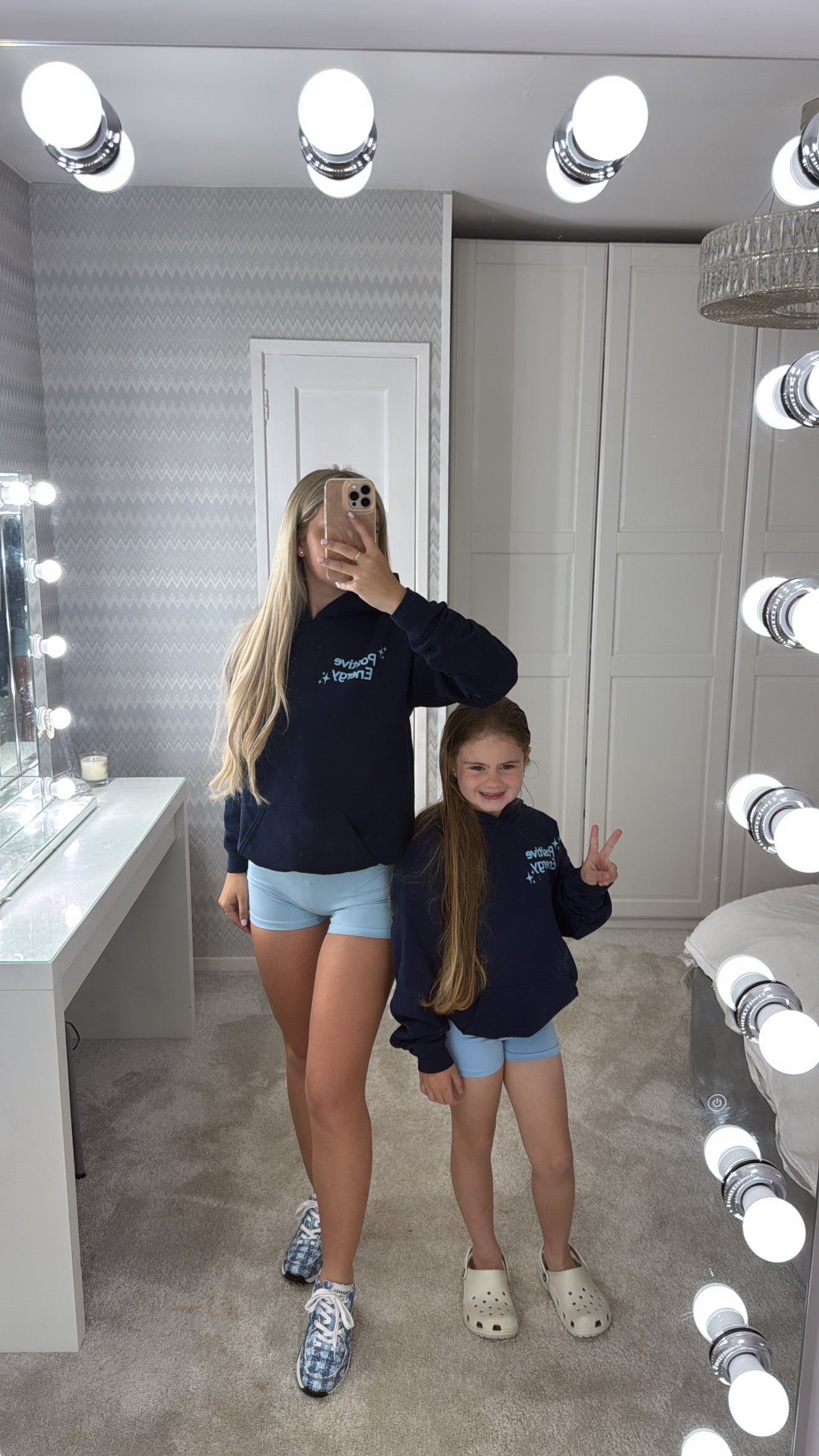 Kids positive energy short set🧿💙