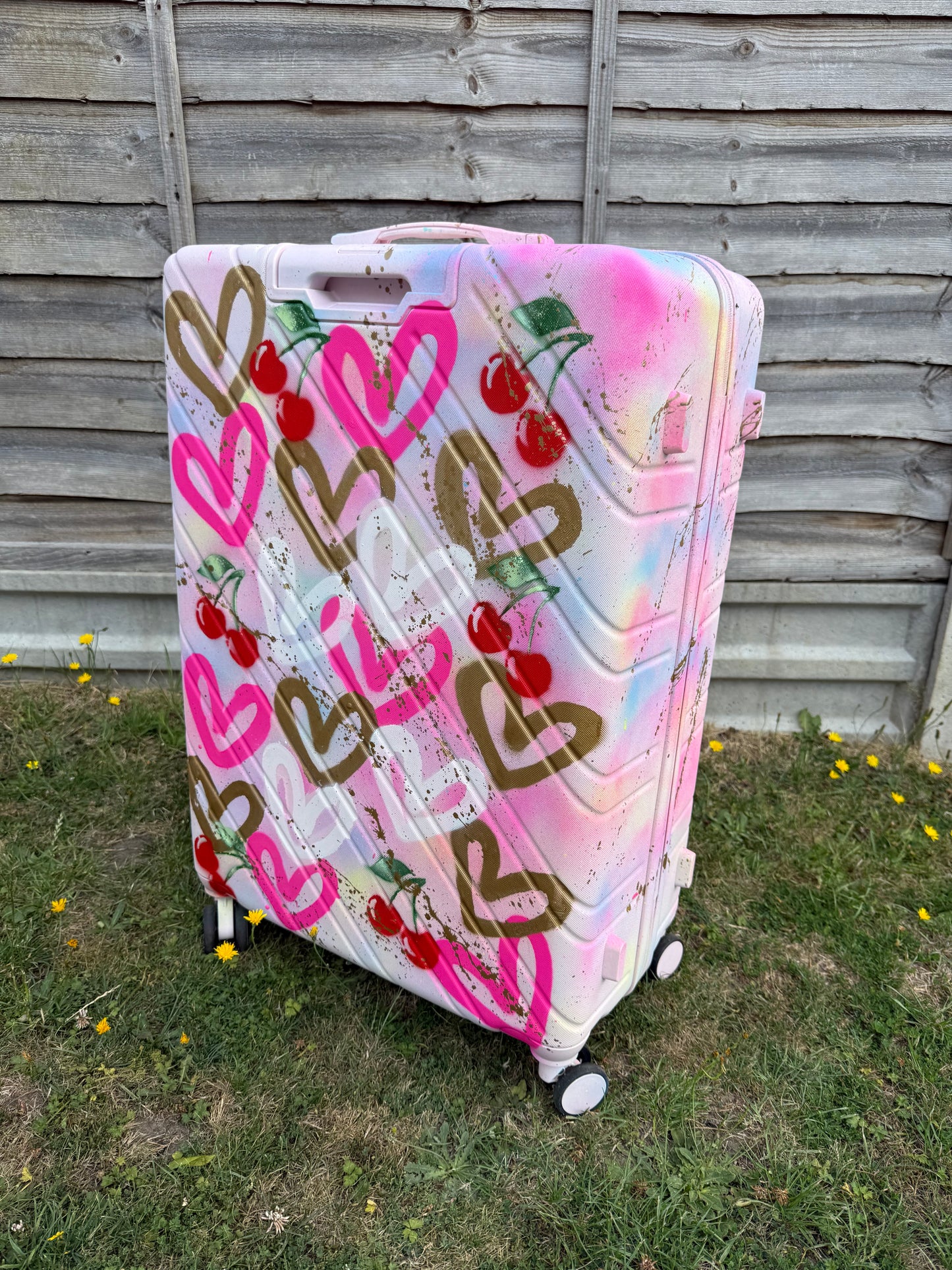 Cherry suitcase🫶🏽🍒✨