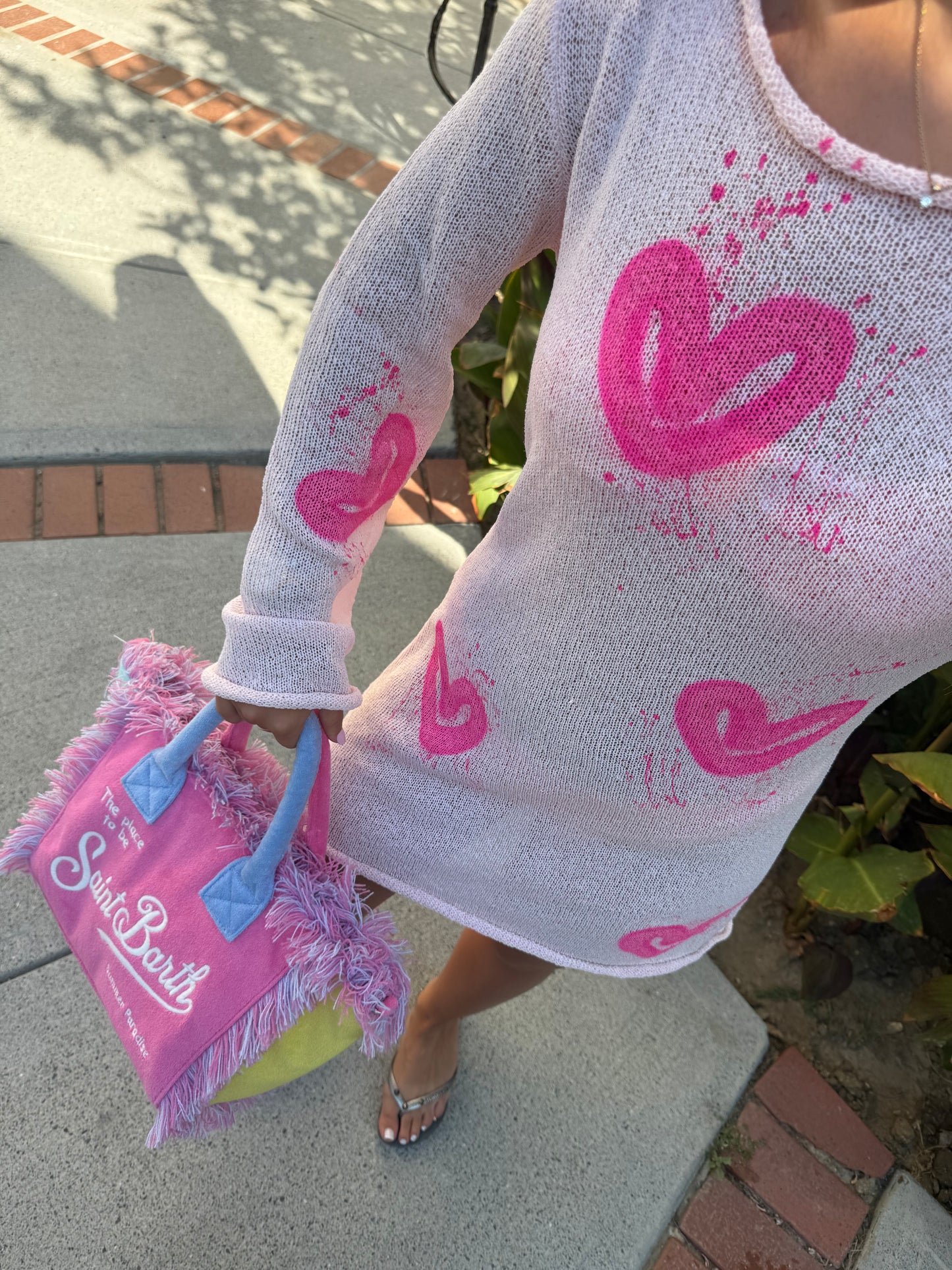 Pink bikini cover up🩷