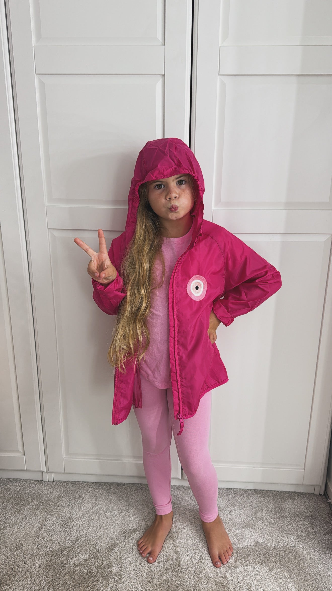 Kids evil eye windbreaker🧿💕