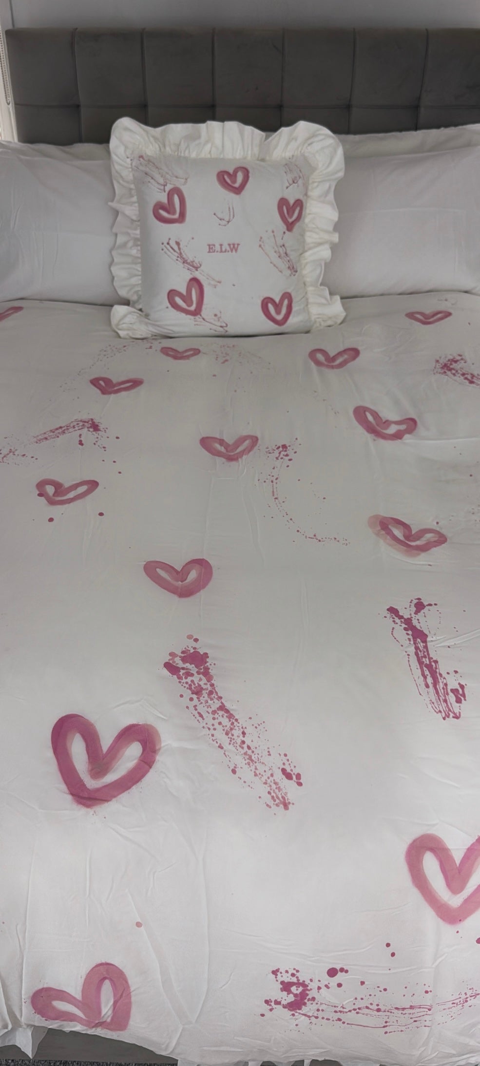 Pink heart bedding set💓🎀🩷🩰