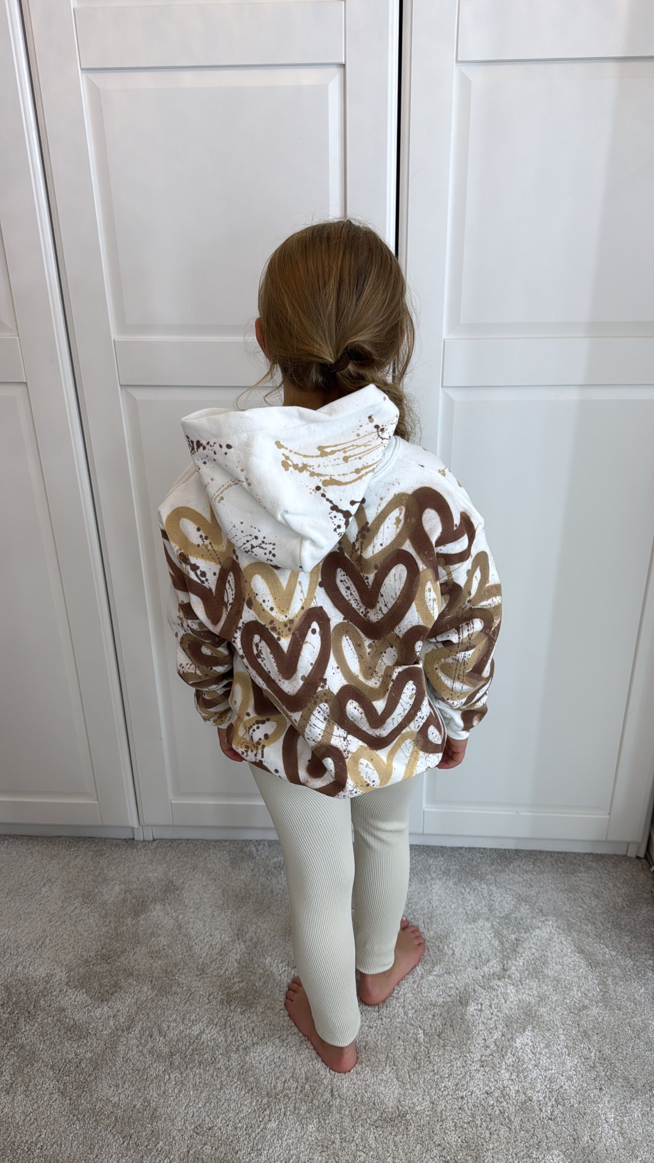 Kids beige legging set💫🤎