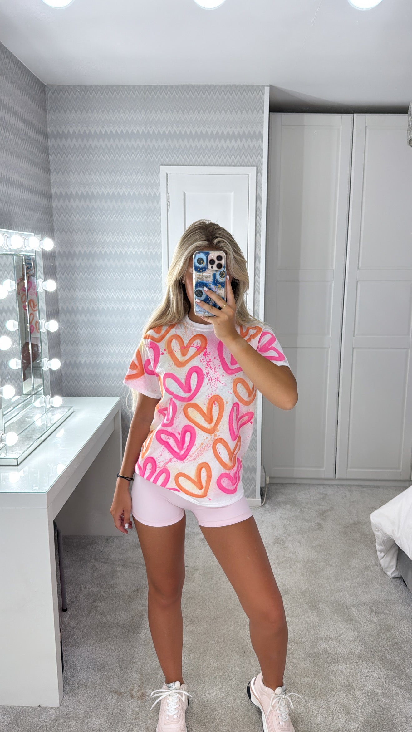 Pink&orange cycling set🫶🏽