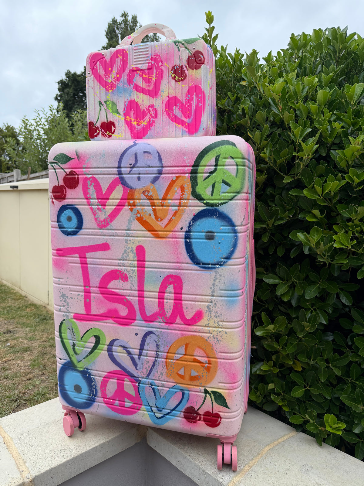 Travel set suitcase&travel vanity💖🫶🏽🌴