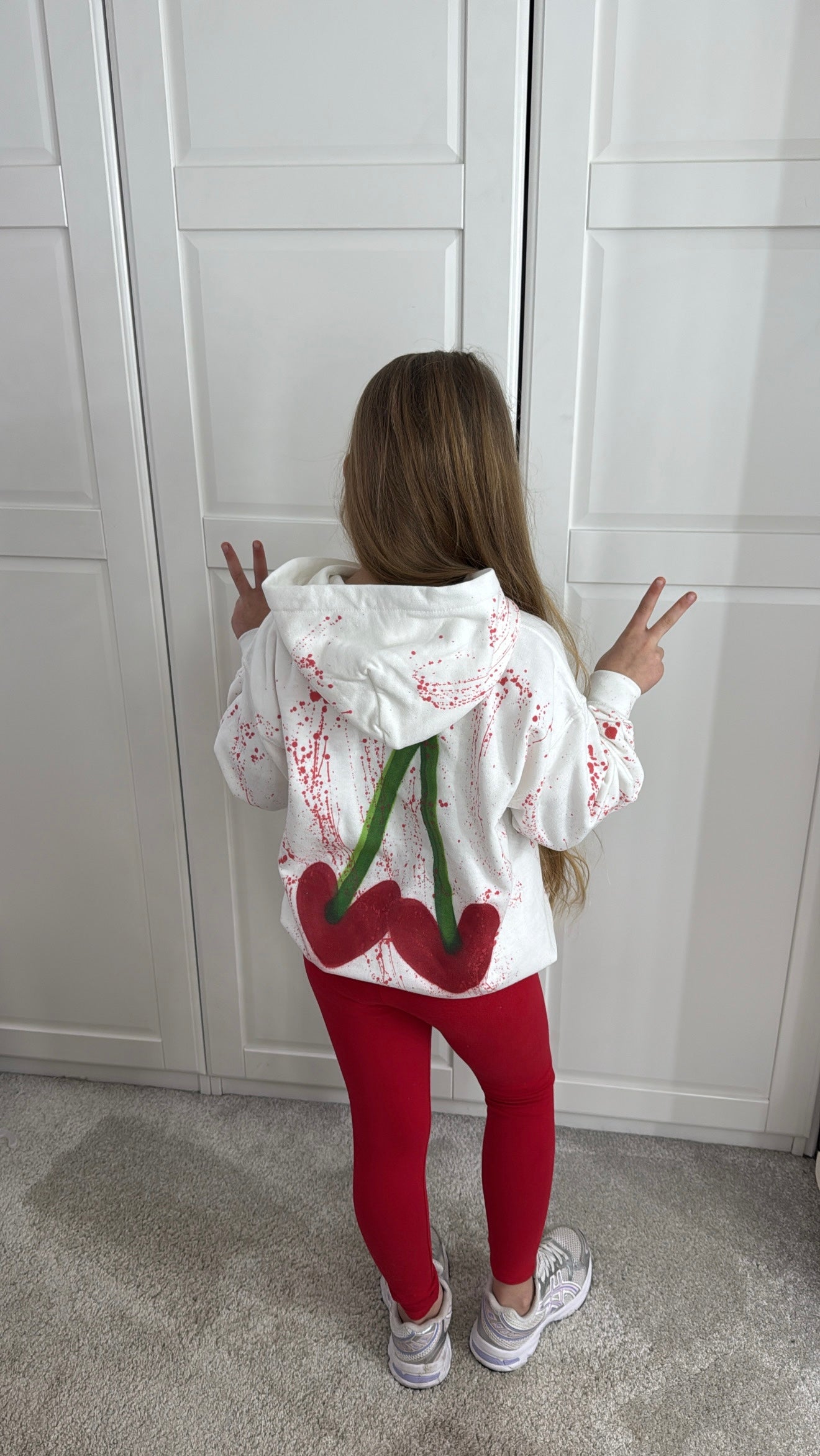 Kids cherry hoodie🍒