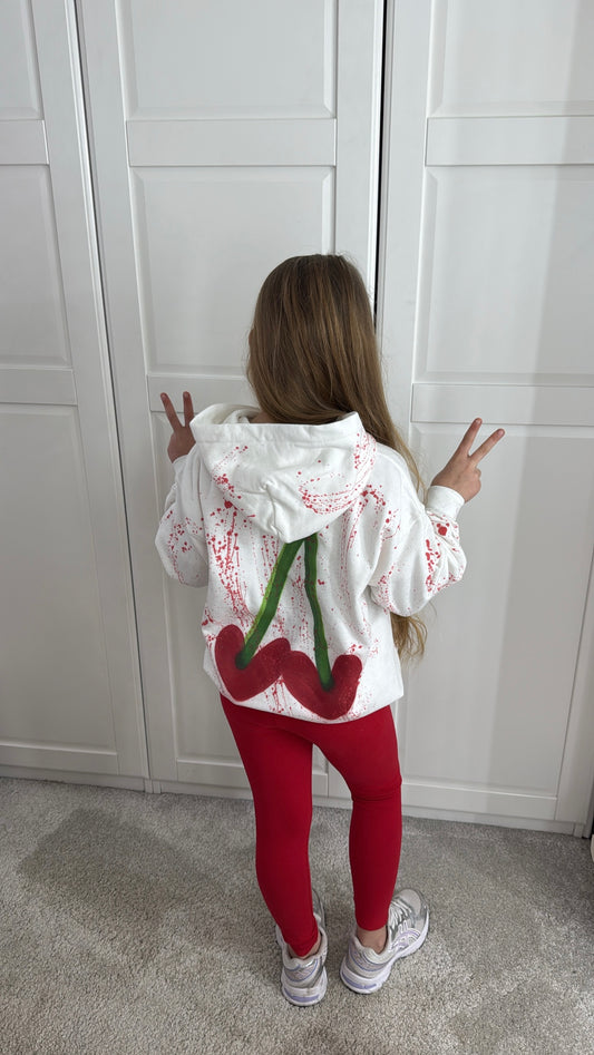 Kids cherry hoodie🍒