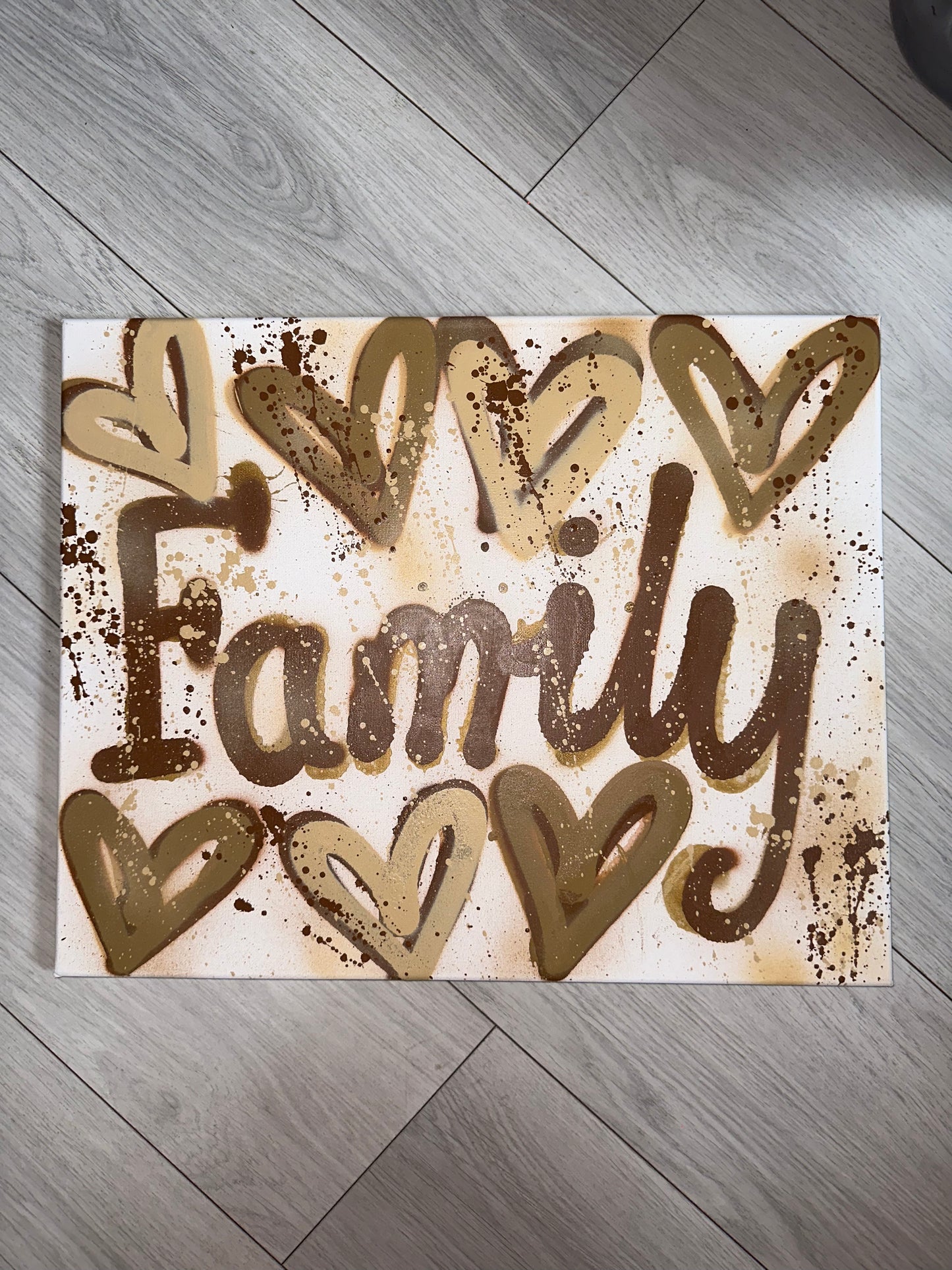 Family beige canvas