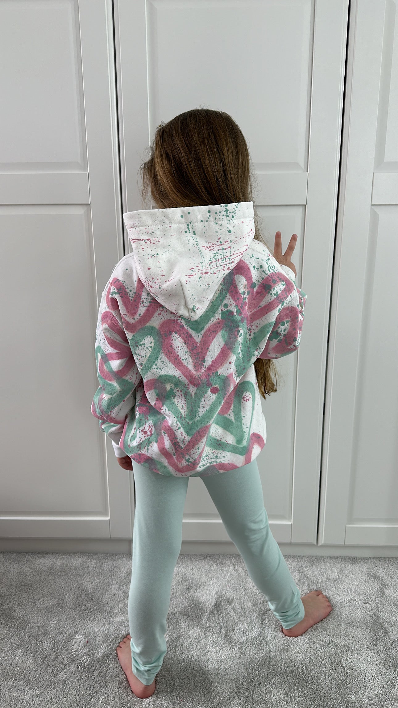 Pink&Mint kids hoodie💚💗