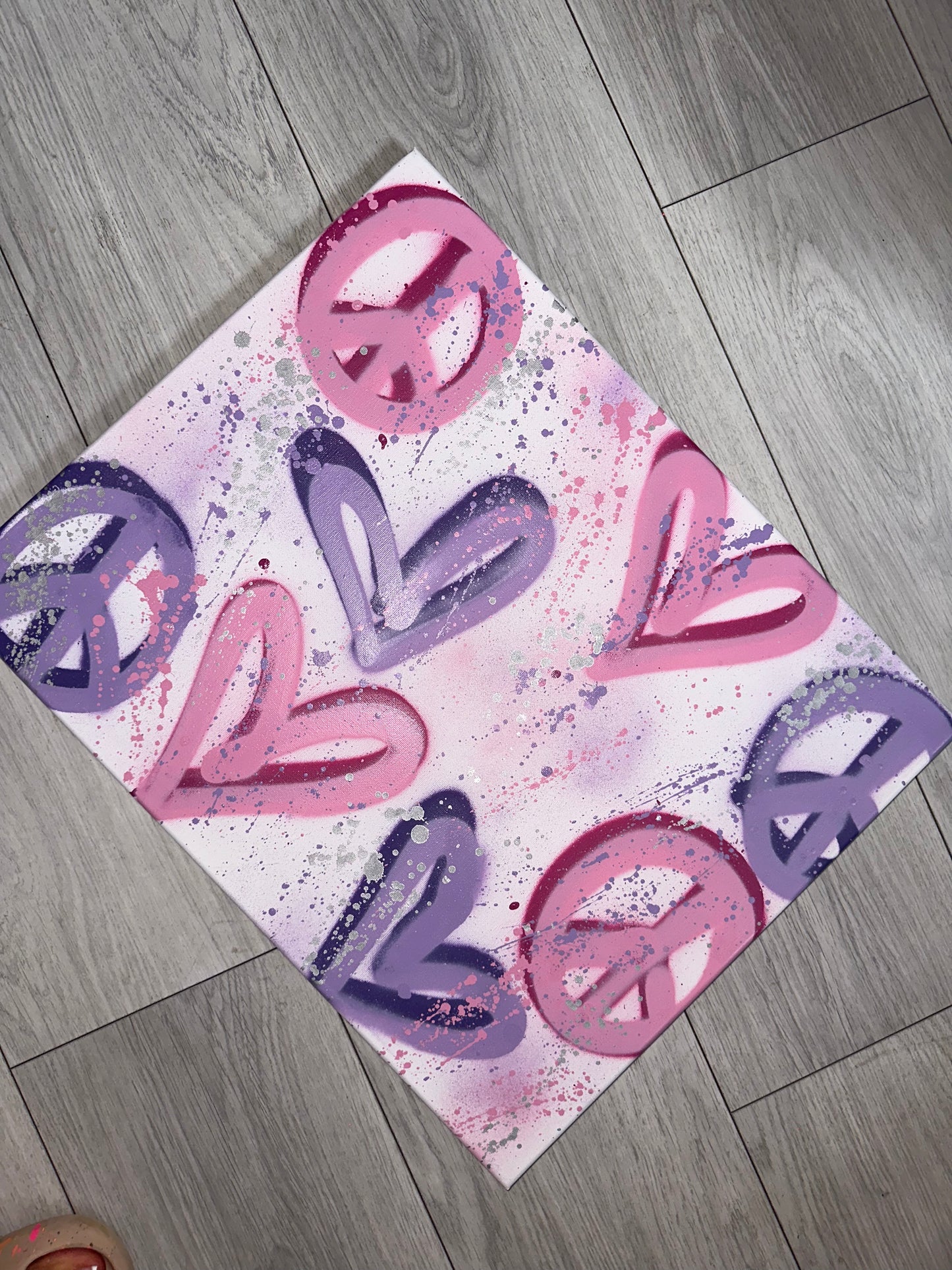 Pink&purple Canvas