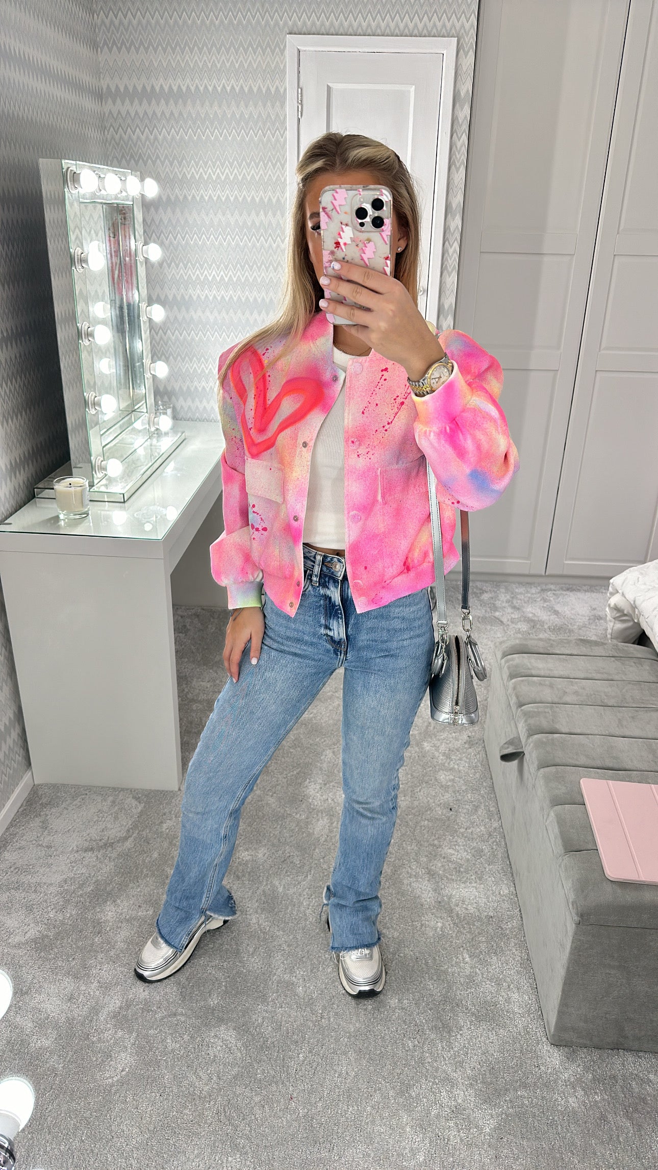 Colourful jacket🌈🪩✌🏼💗