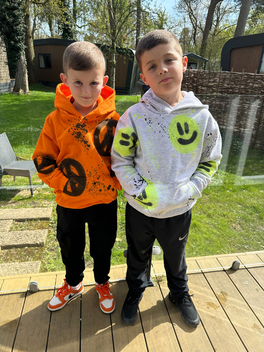 Orange&black hoodie🟠⚫️