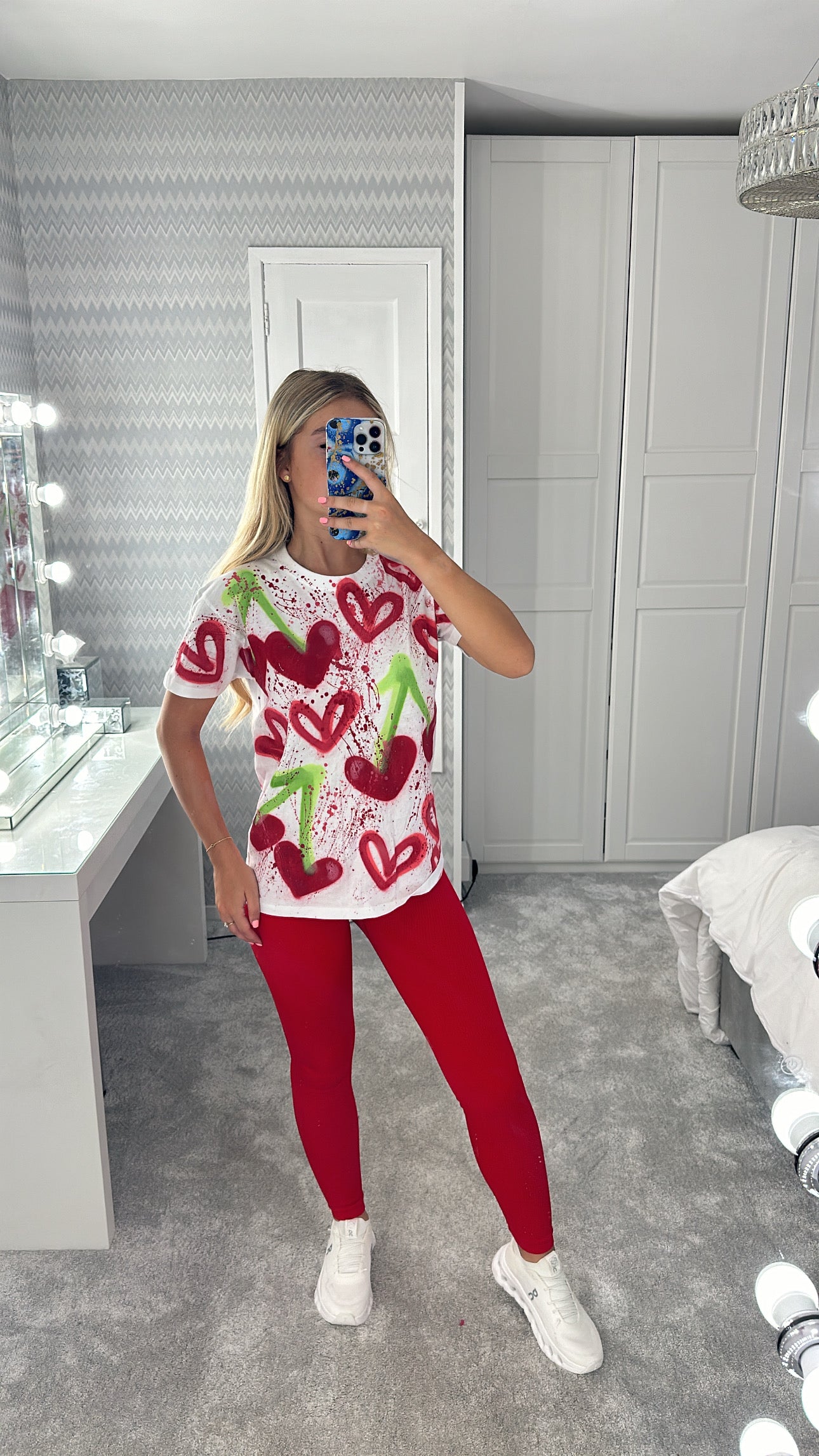 Cherry heart tshirt