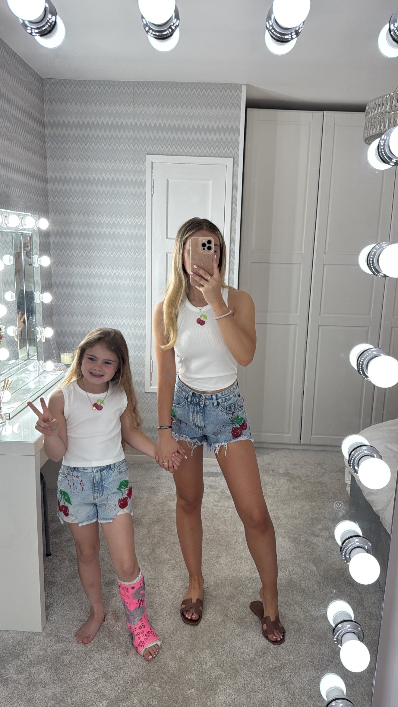 Kids Vest&short set 🍒❤️