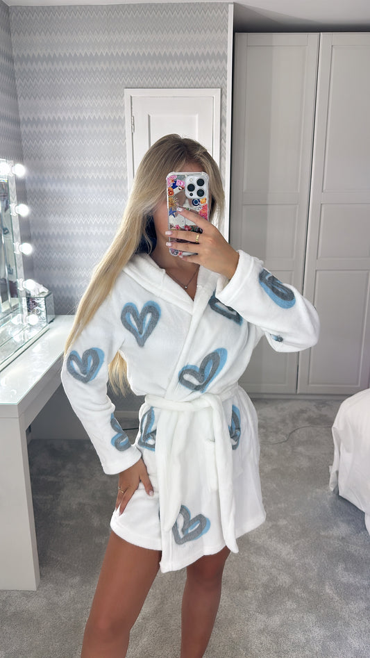 Blue heart dressing gown🩵💙