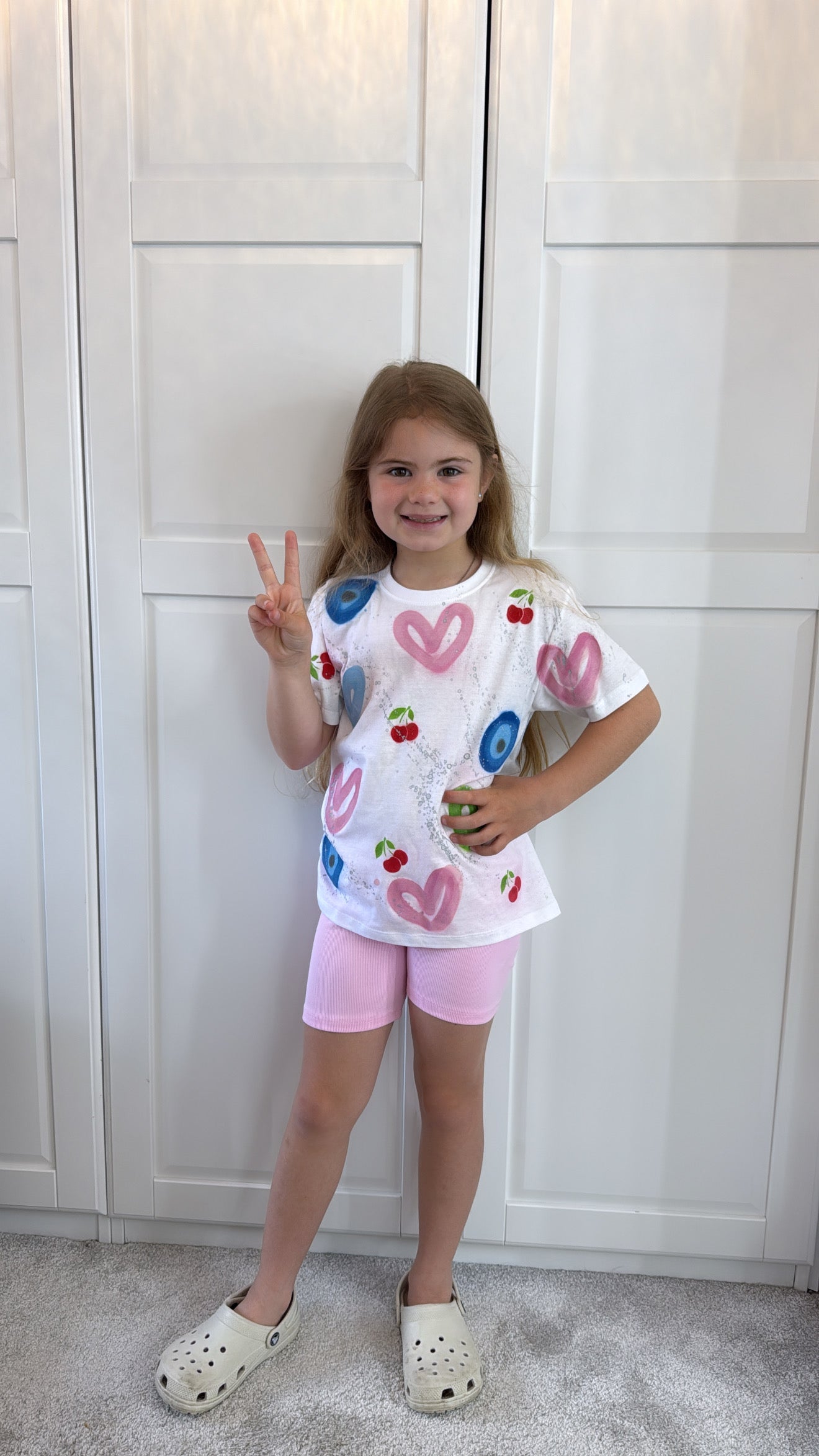 Kids crazy cycling set🍒🧿🩷