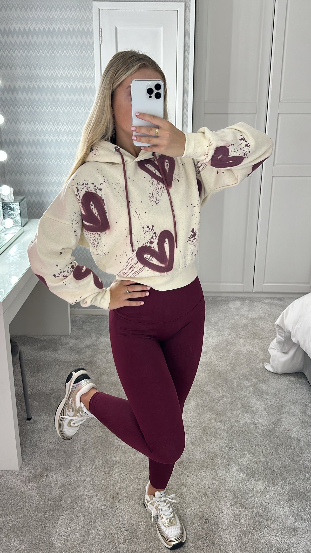 Burgundy legging set✌🏼✌🏼