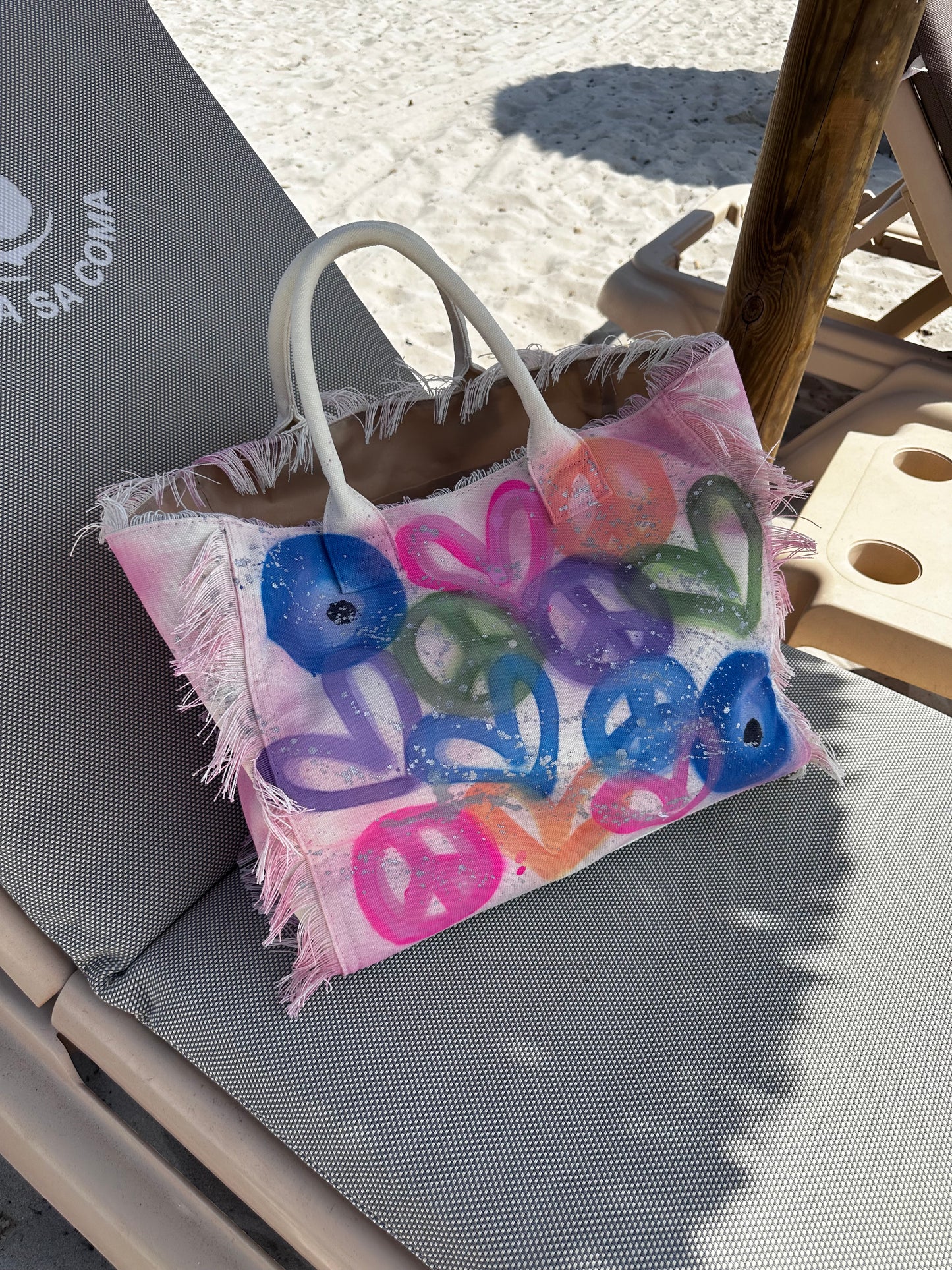 Multicoloured beach bag🌴