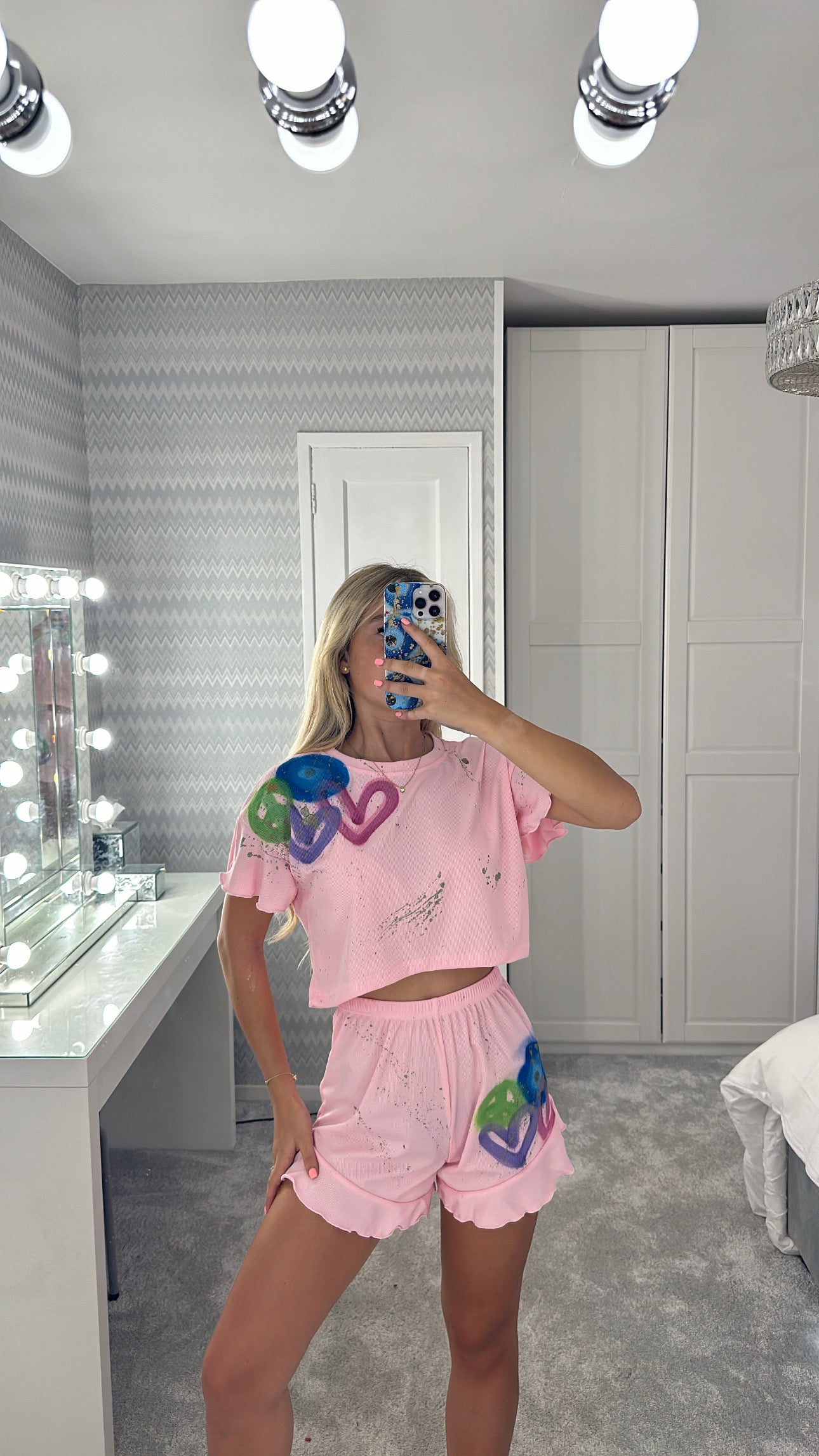 Colourful pyjamas🧿💚💙🩷