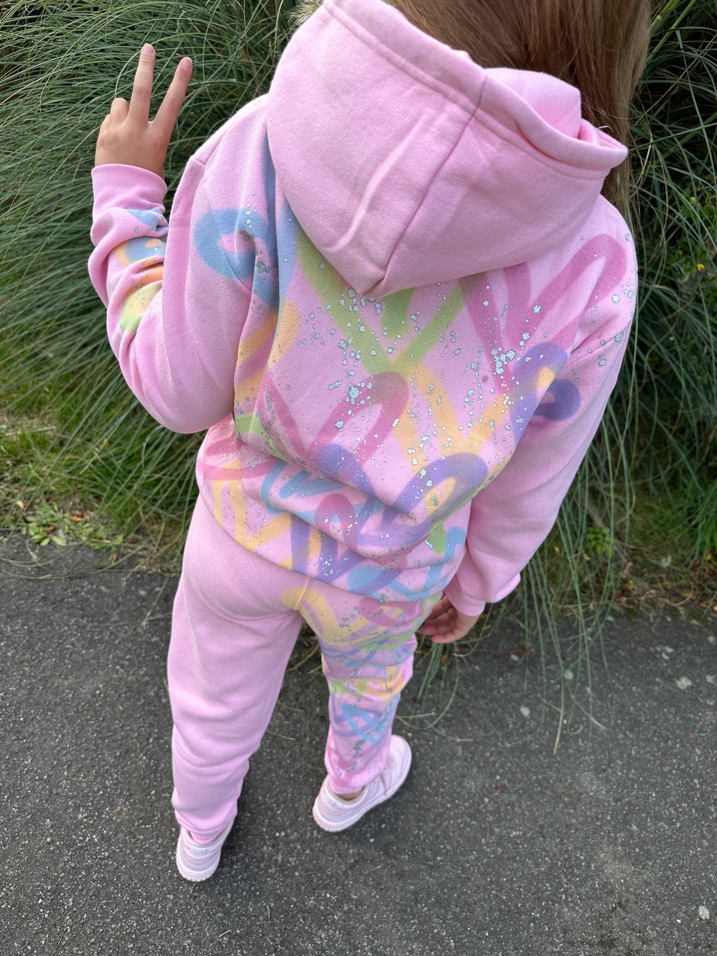 Kids pastel tracksuit🩷💙💜💚