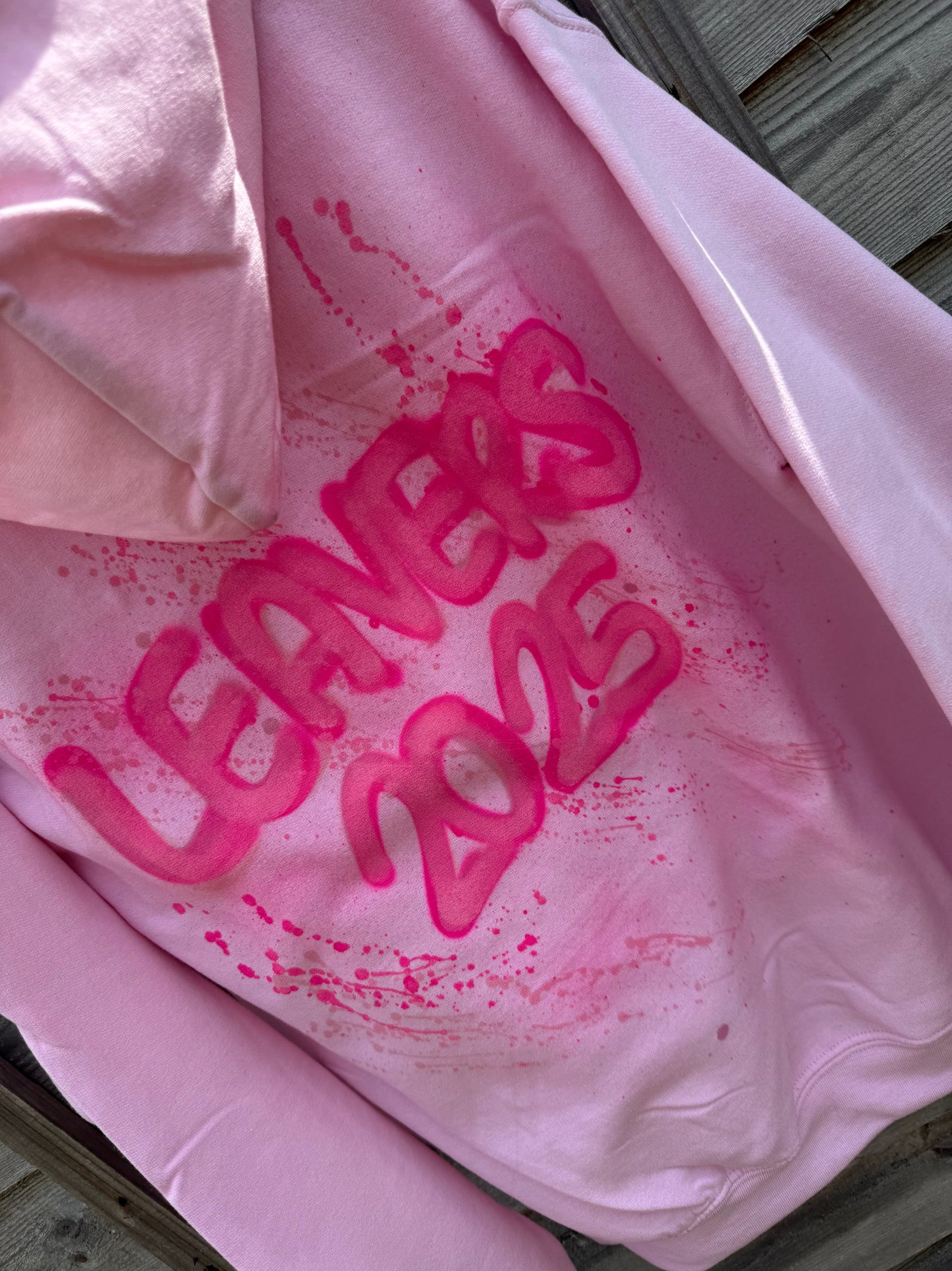 Hot pink leavers hoodie🩷