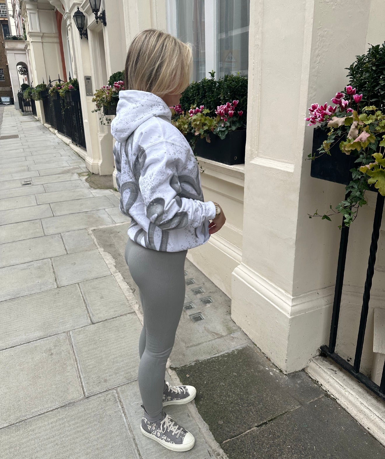 Grey&silver hoodie🩶🪩